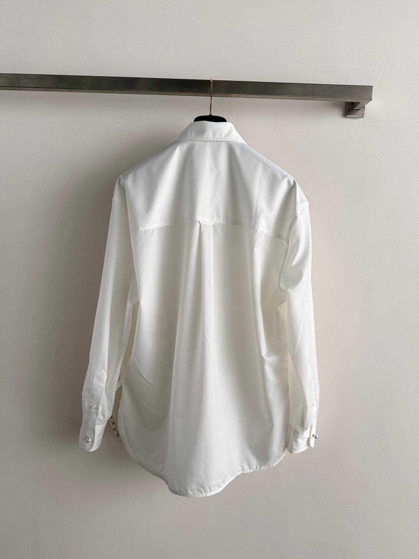 🔥Highest Quality🔥26SS NEW White double pocket long sleeve shirt