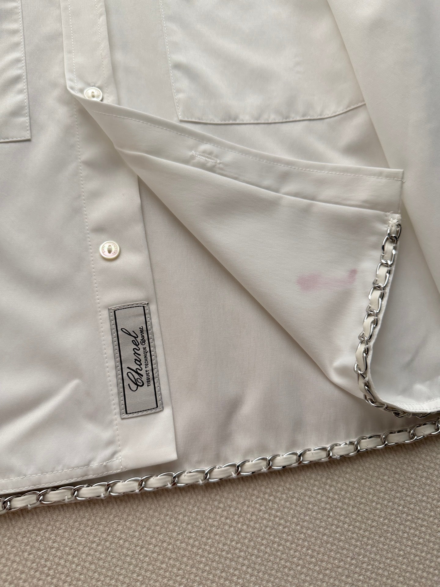 🔥Highest Quality🔥26SS NEW White double pocket long sleeve short shirt