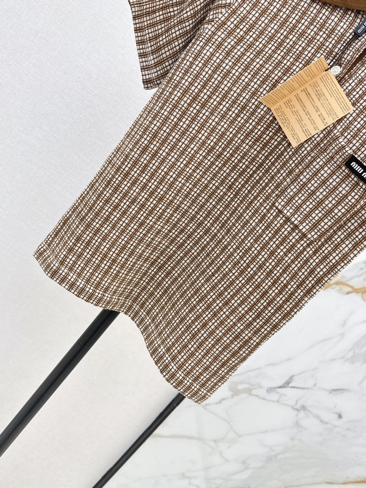 26SS NEW Age-defying Plaid Polo Knit Sweater