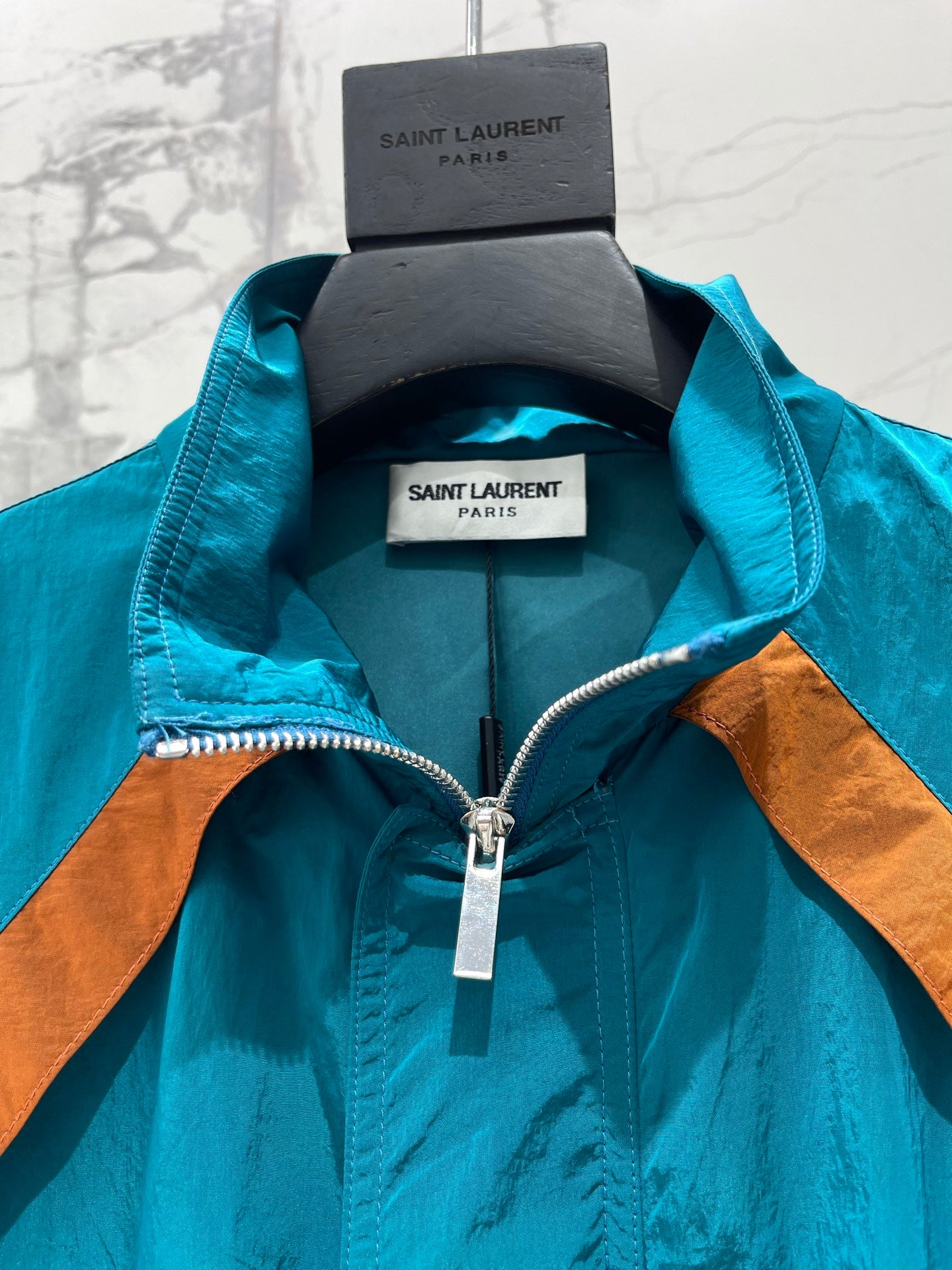 26SS NEW Stand Collar Color Block Lightweight Jacket
