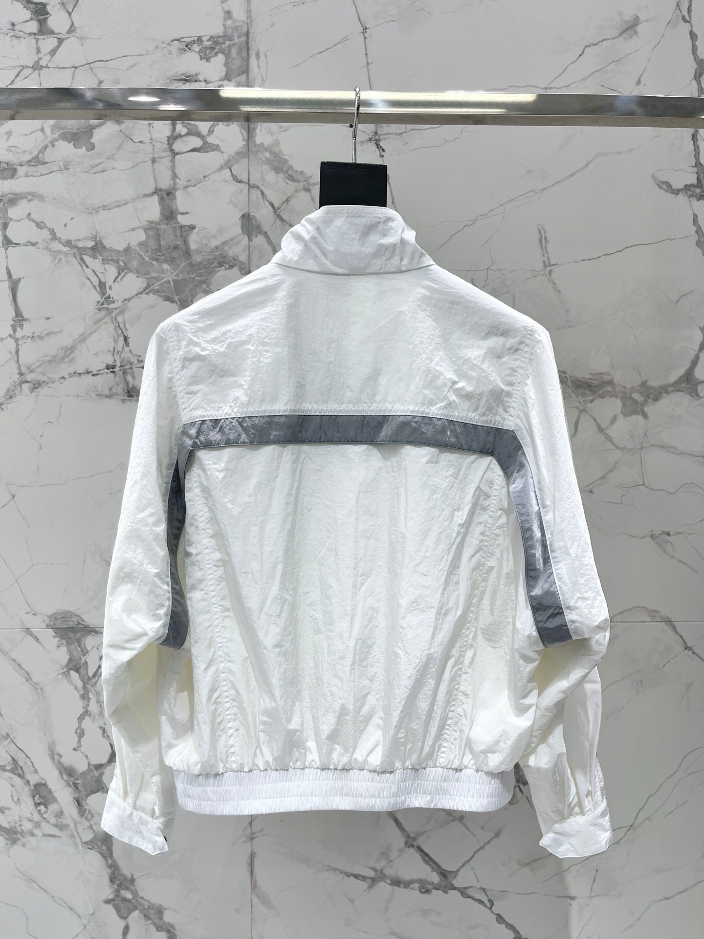 26SS NEW Stand Collar Color Block Lightweight Jacket