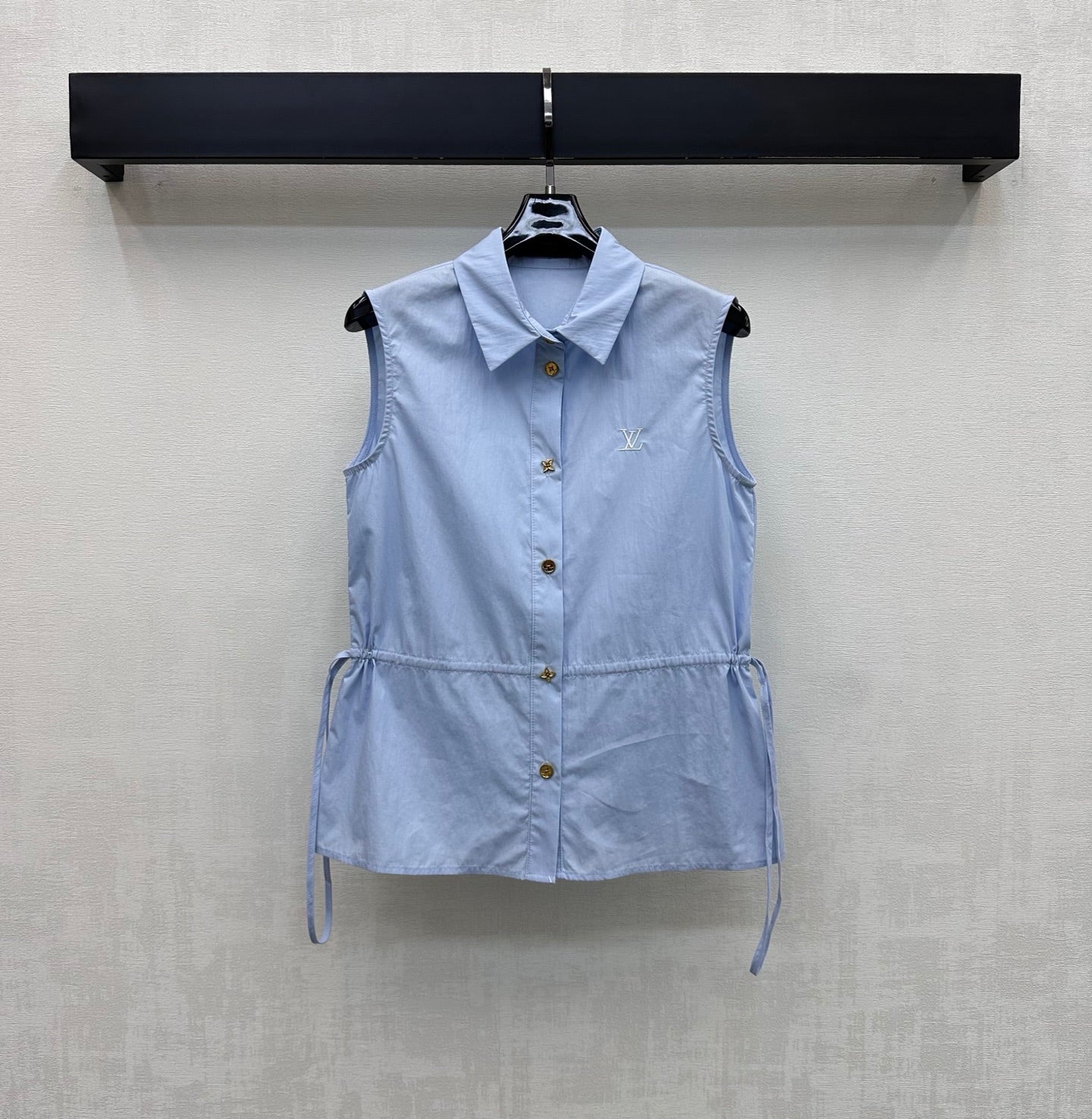 26SS NEW Drawstring Sleeveless Shirt