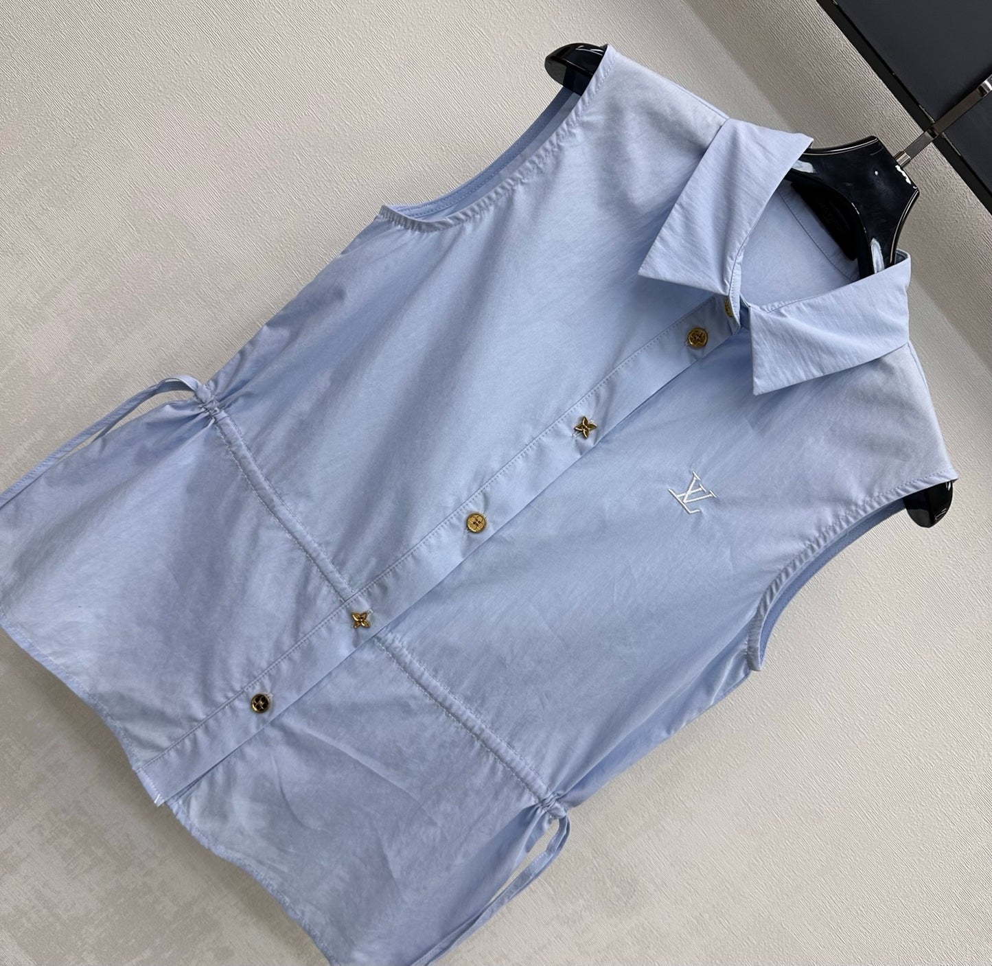 26SS NEW Drawstring Sleeveless Shirt