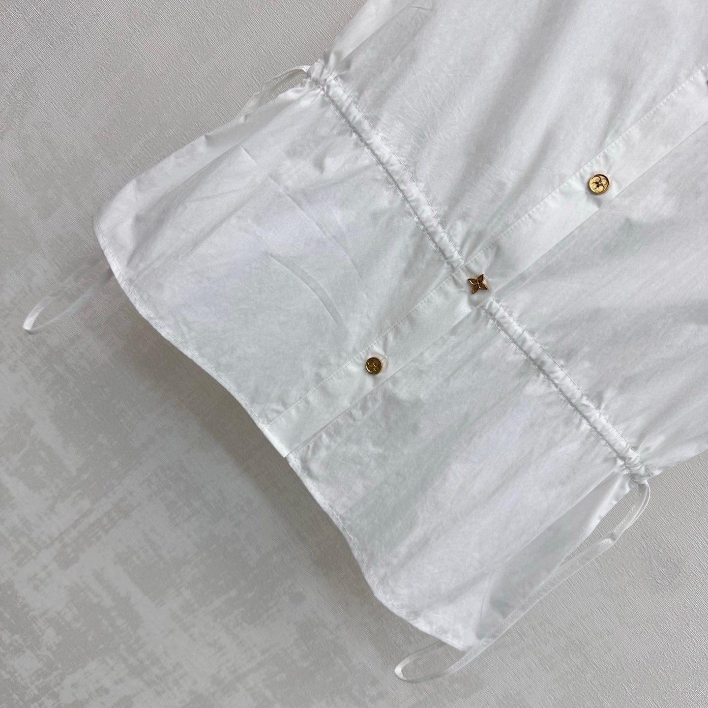 26SS NEW Drawstring Sleeveless Shirt