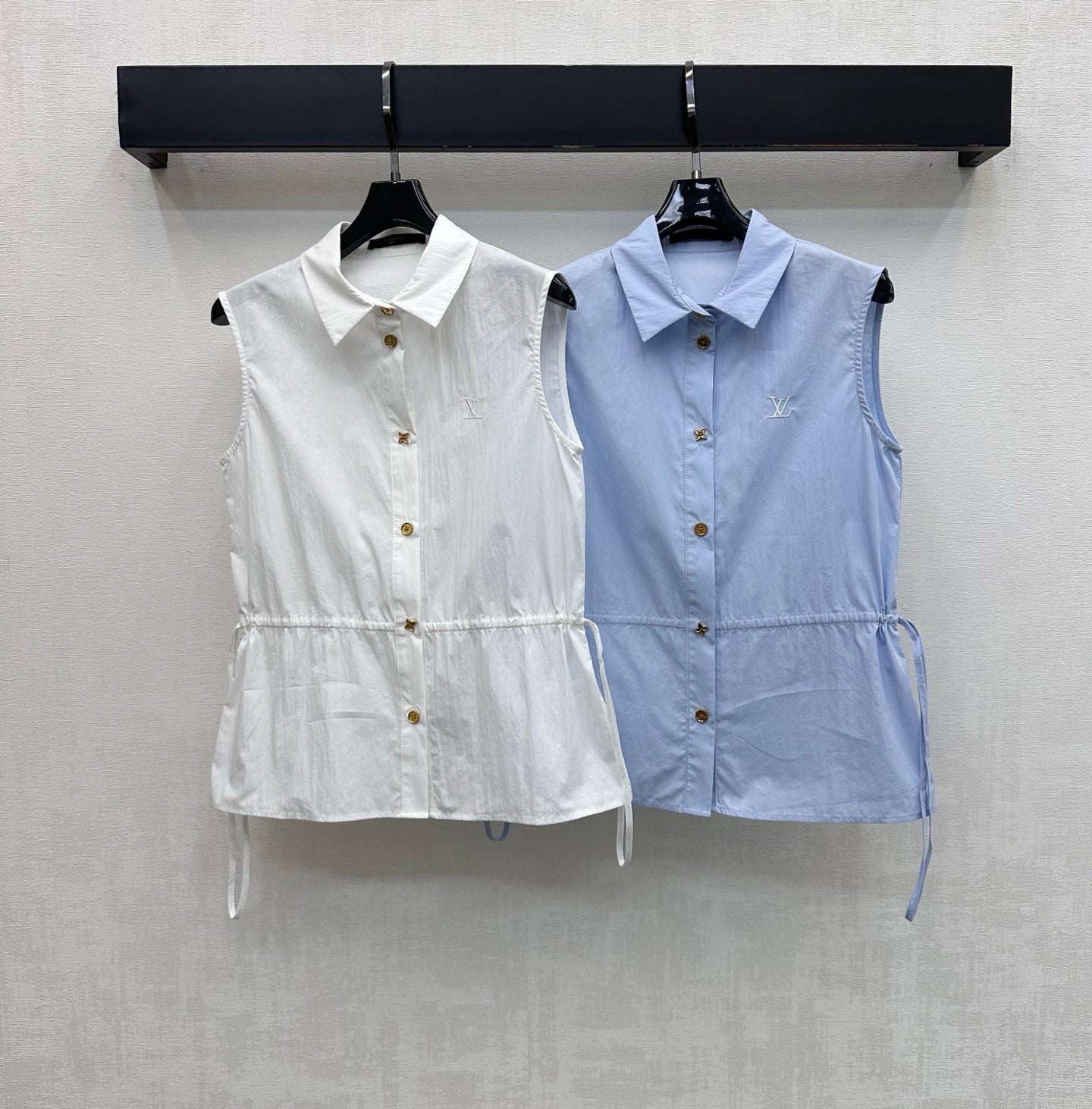 26SS NEW Drawstring Sleeveless Shirt