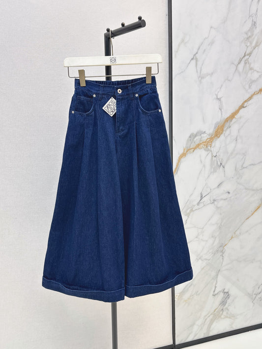 26SS NEW Original color vintage washed cropped jeans