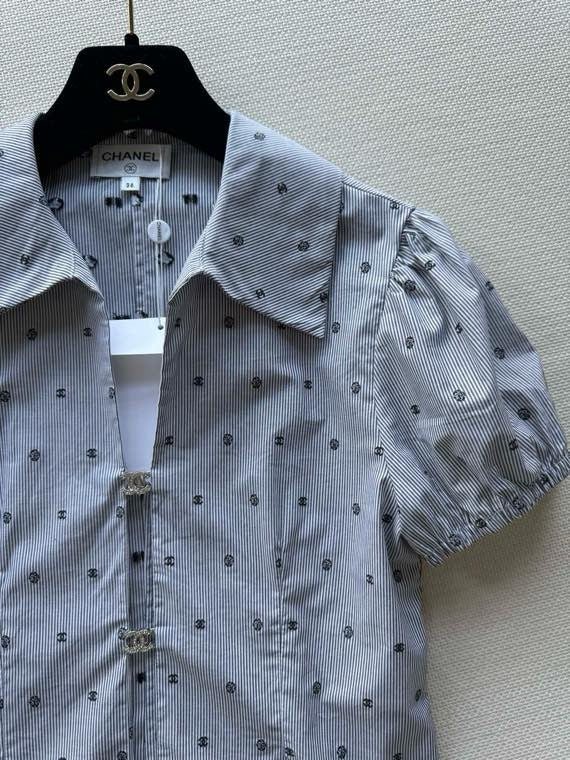 26SS NEW Jacquard Striped Short-Sleeve Shirt
