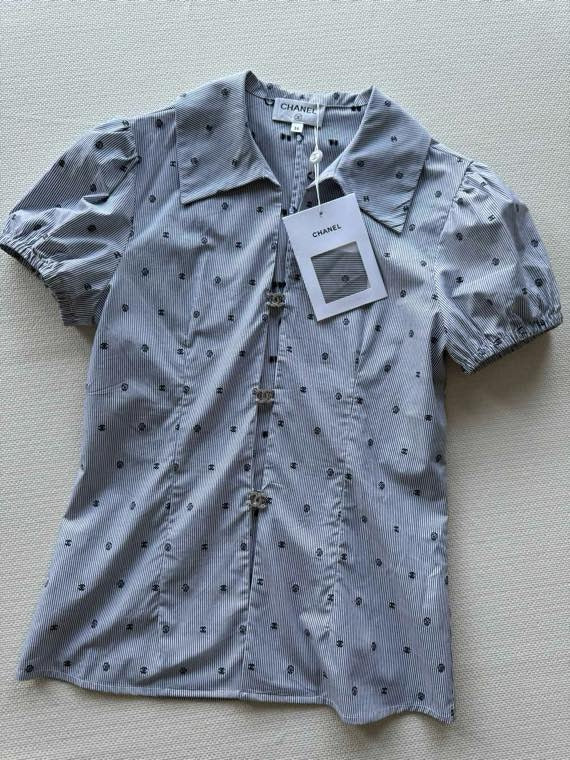 26SS NEW Jacquard Striped Short-Sleeve Shirt