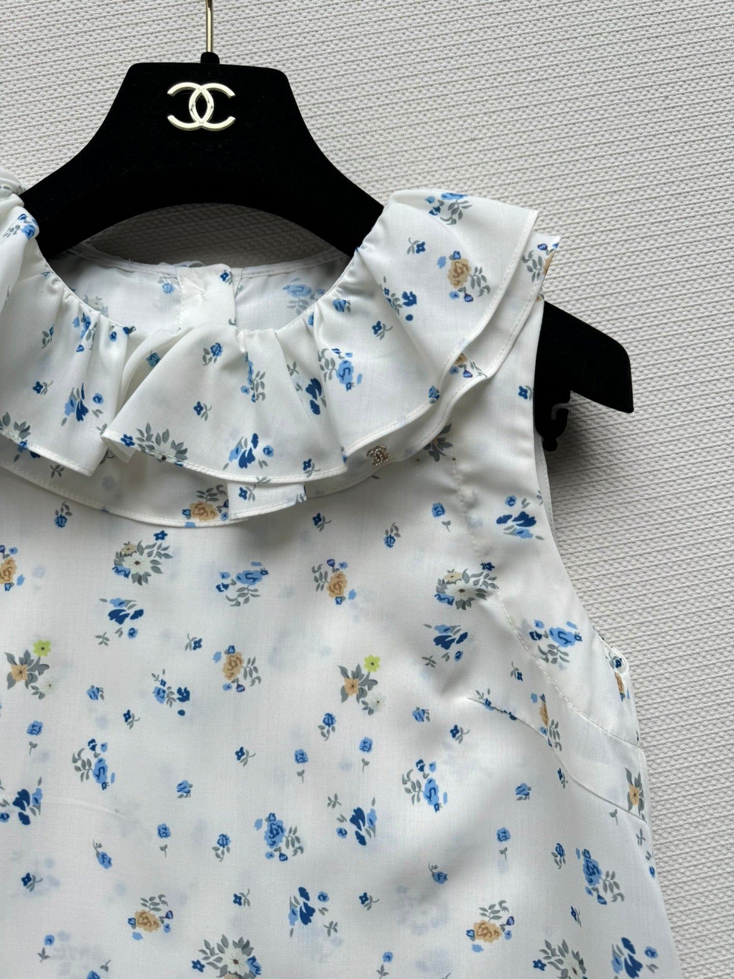 26SS NEW Court Style Floral Vest Shirt
