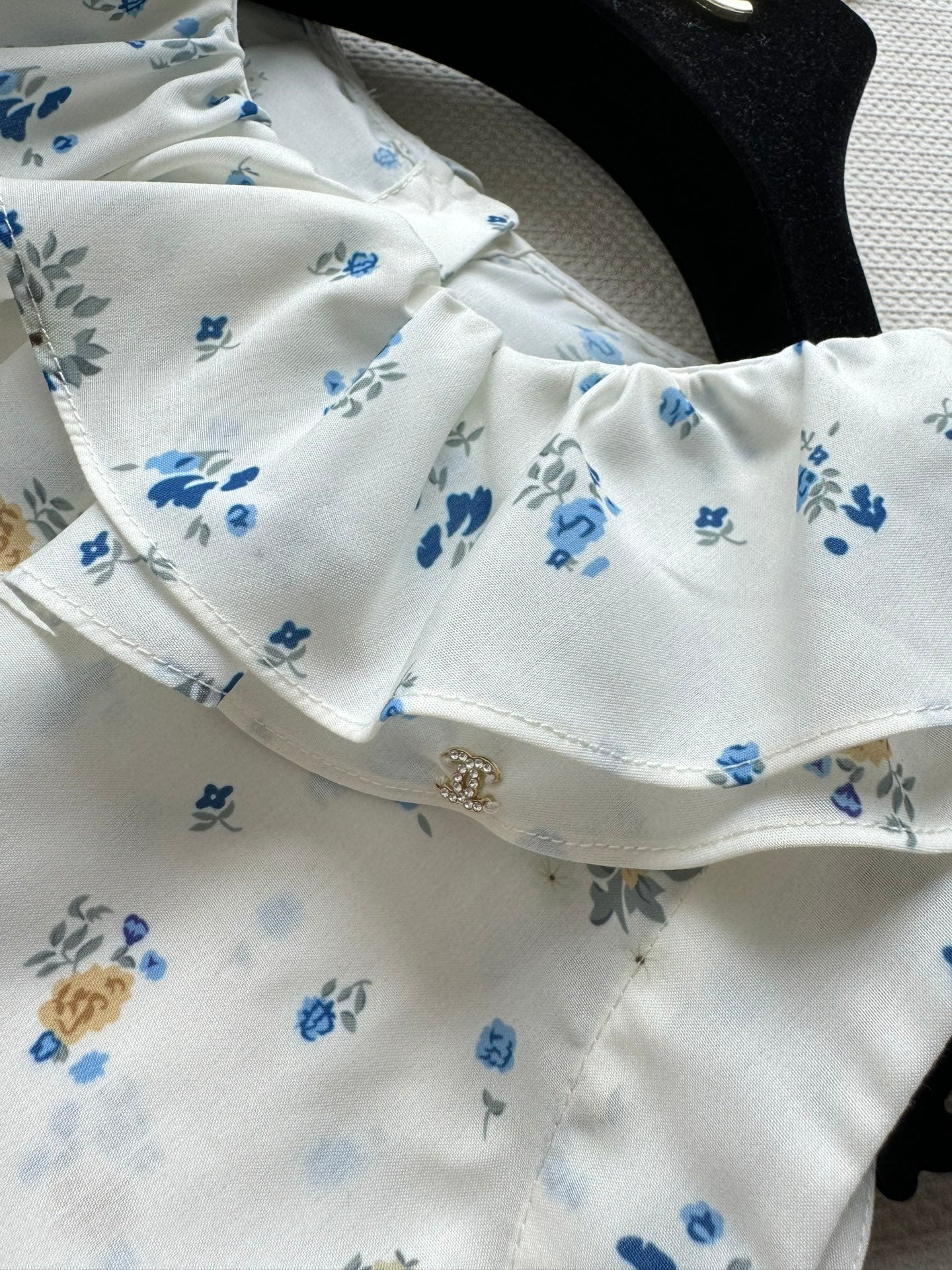 26SS NEW Court Style Floral Vest Shirt