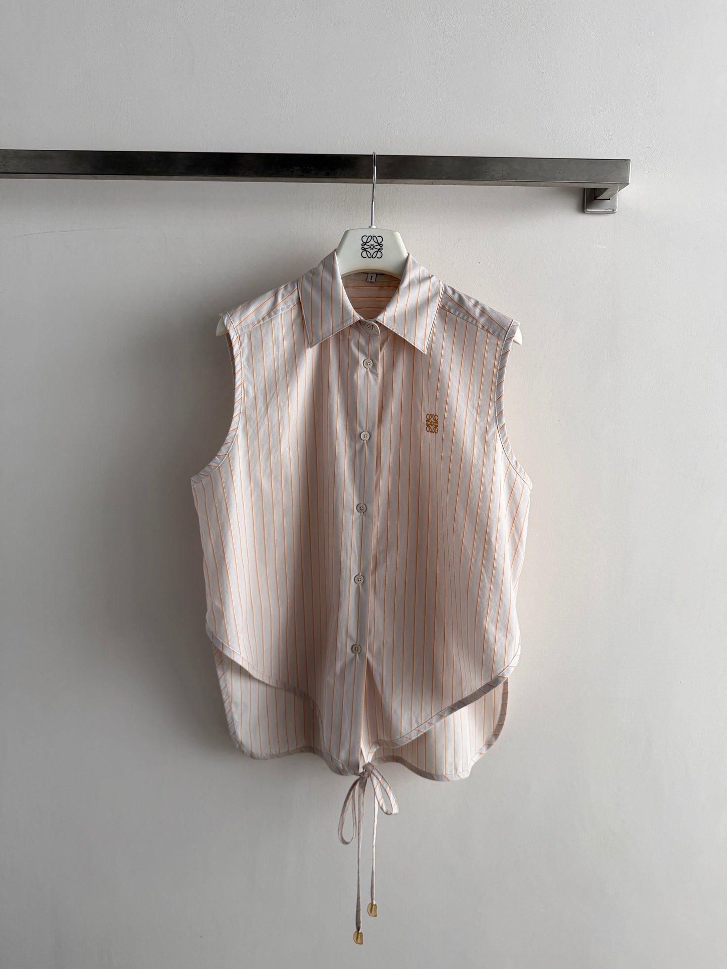 26SS NEW Vertical Striped Sleeveless Shirt
