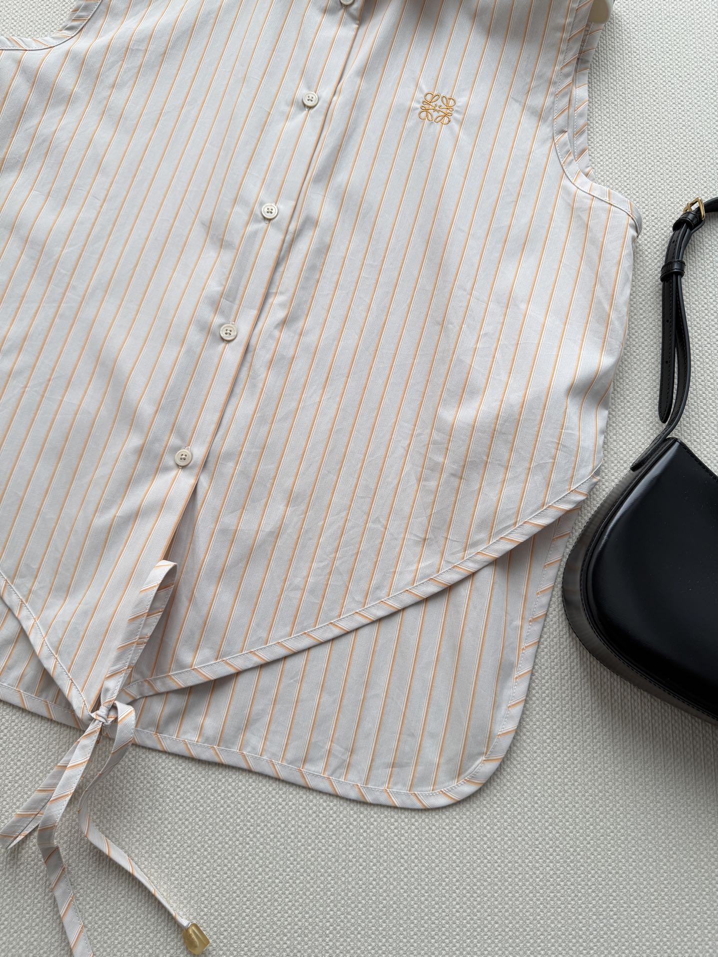 26SS NEW Vertical Striped Sleeveless Shirt