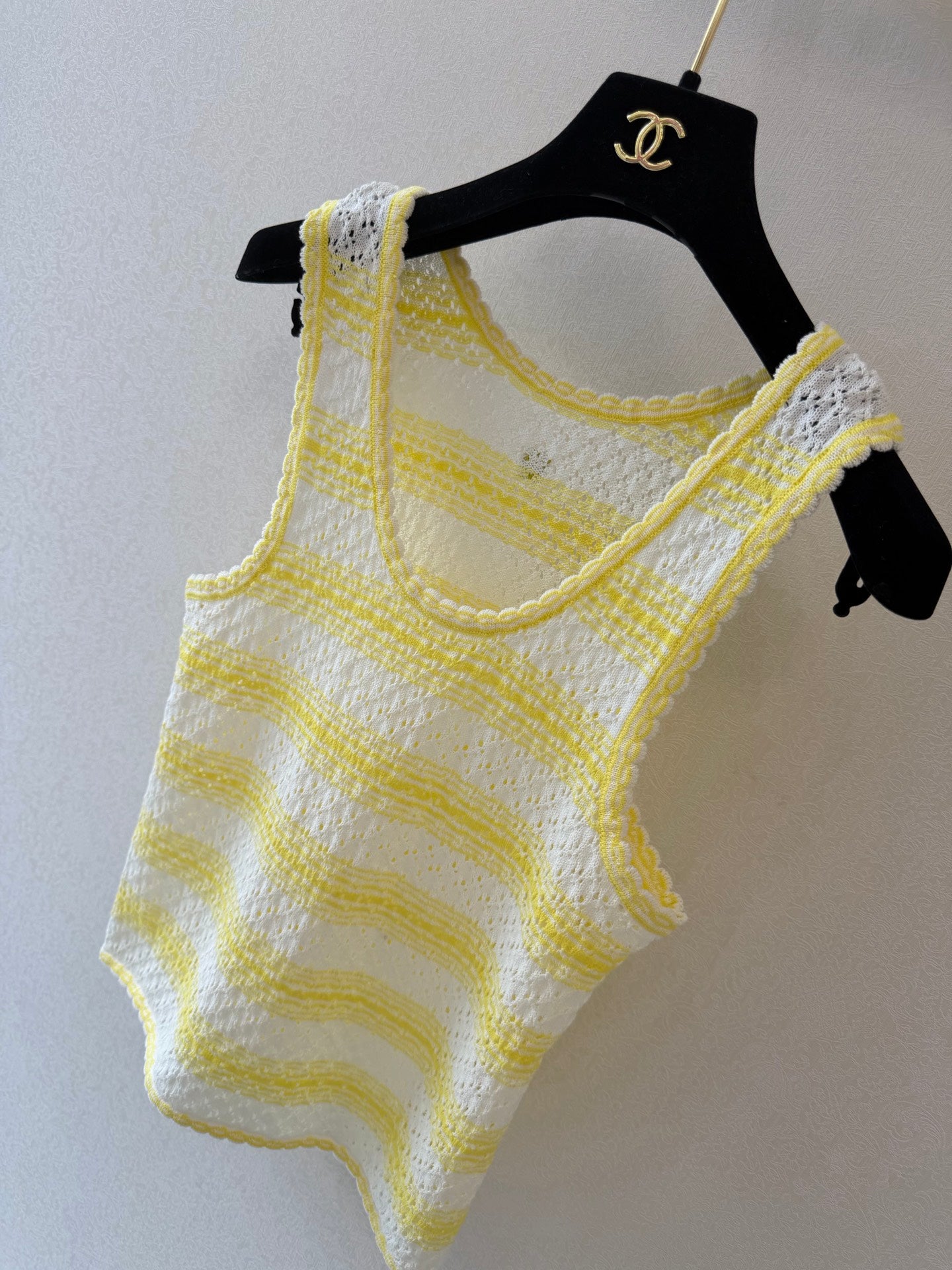 🔥Highest Quality🔥26SS NEW Lemon Yellow Knitted Vest