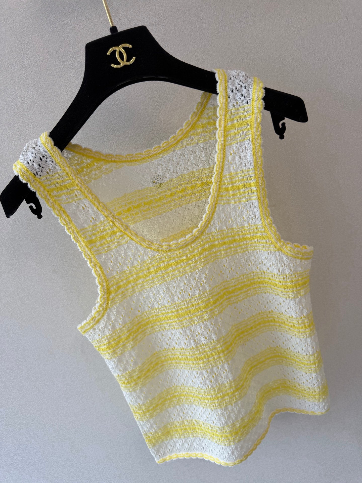 🔥Highest Quality🔥26SS NEW Lemon Yellow Knitted Vest