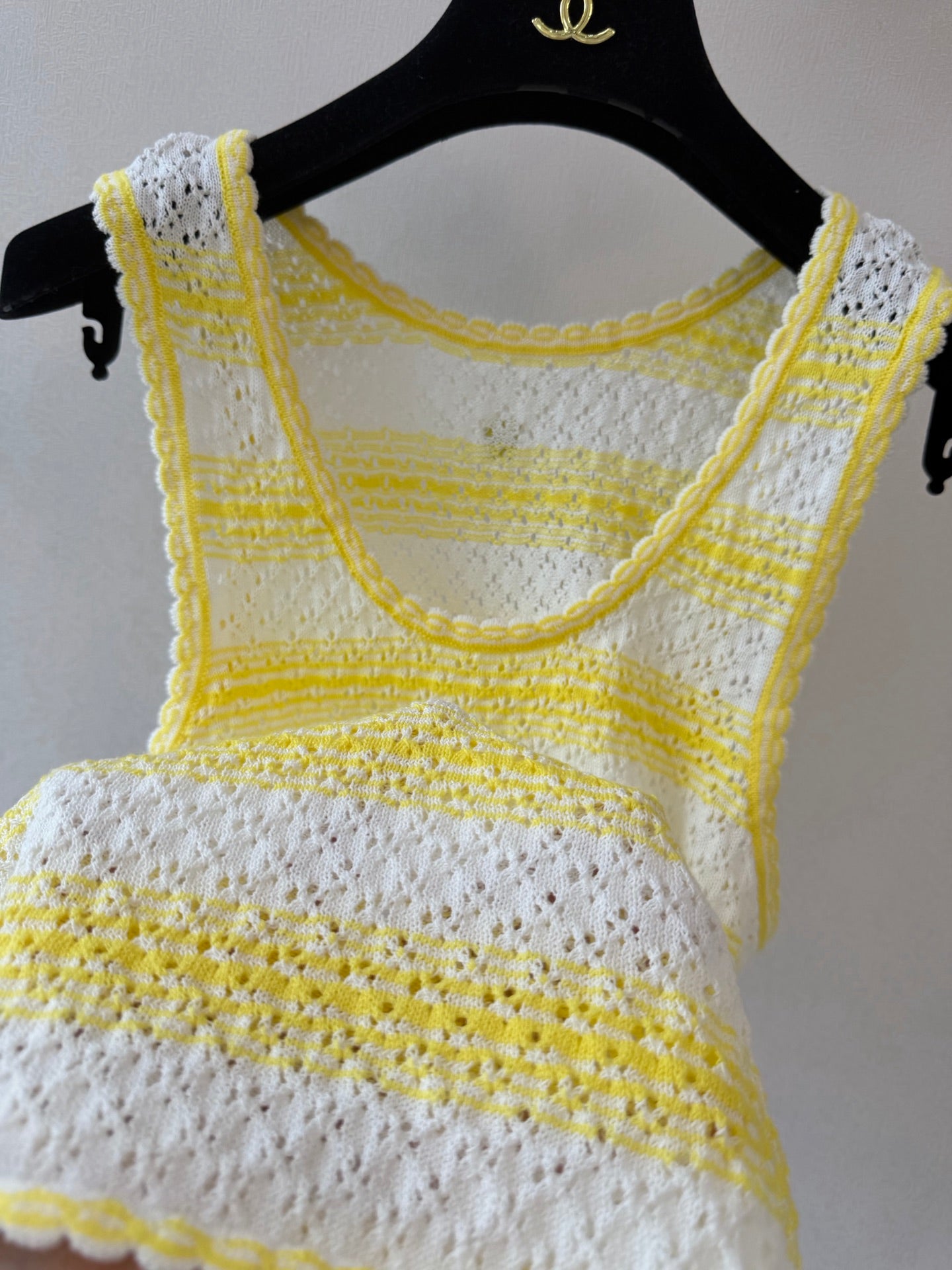 🔥Highest Quality🔥26SS NEW Lemon Yellow Knitted Vest