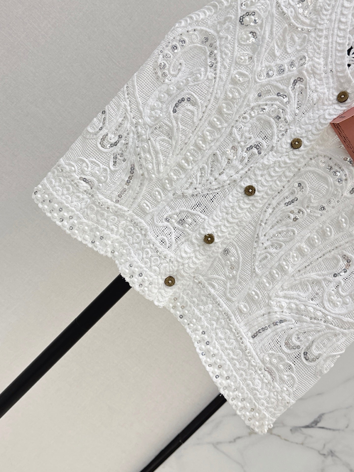 26SS NEW Bohemian style crochet vest