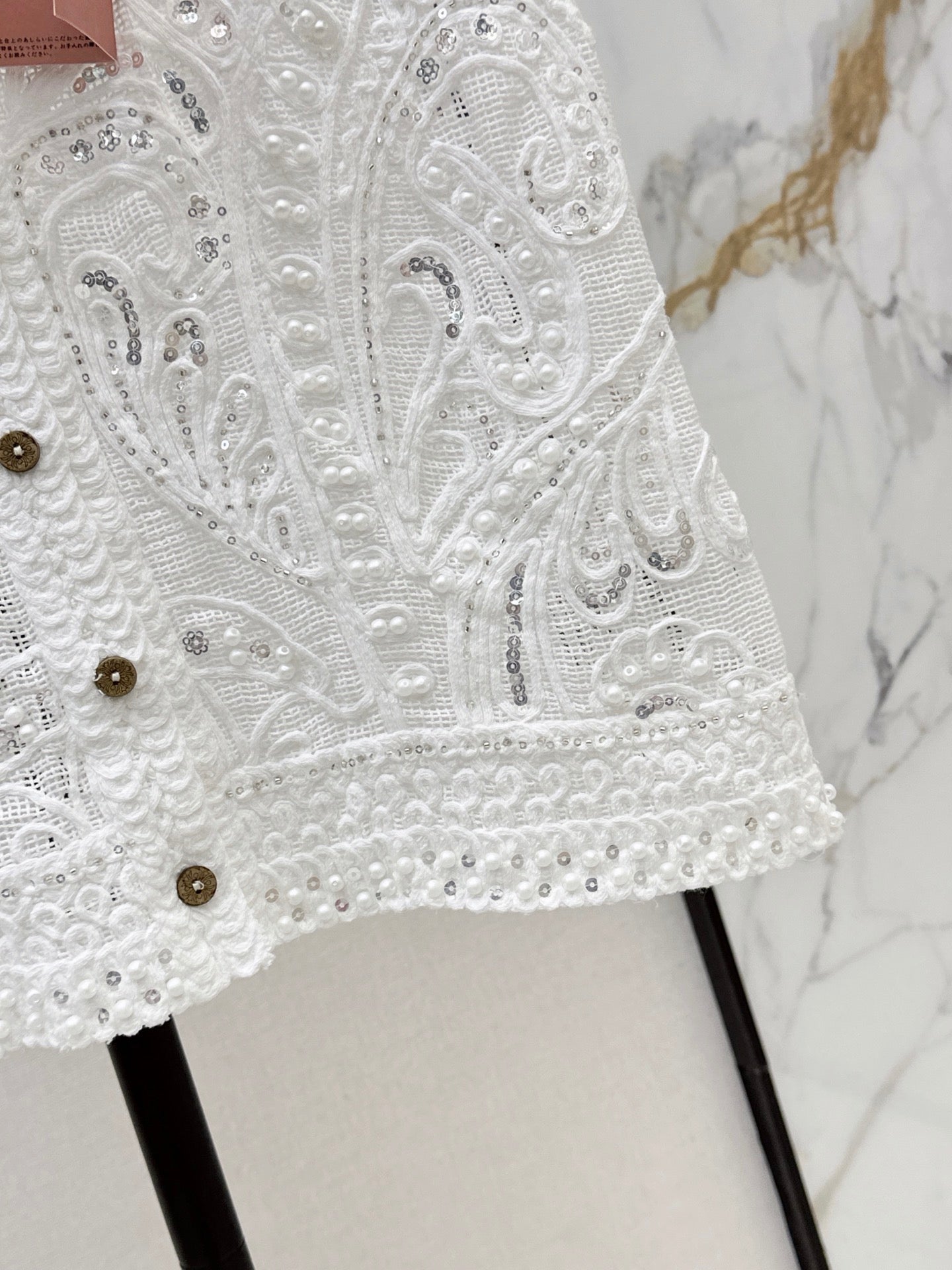 26SS NEW Bohemian style crochet vest