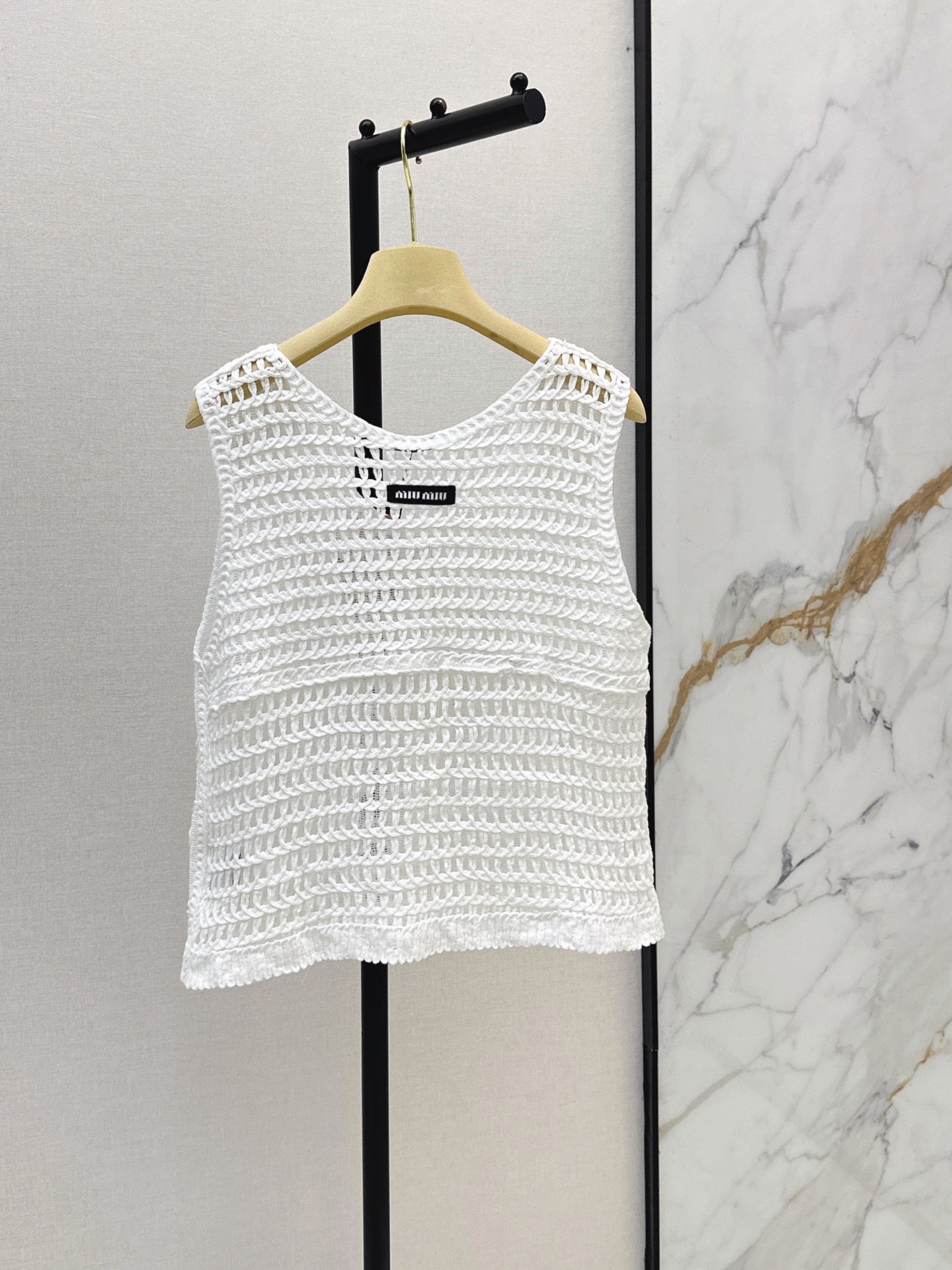 26SS NEW Bohemian style crochet vest