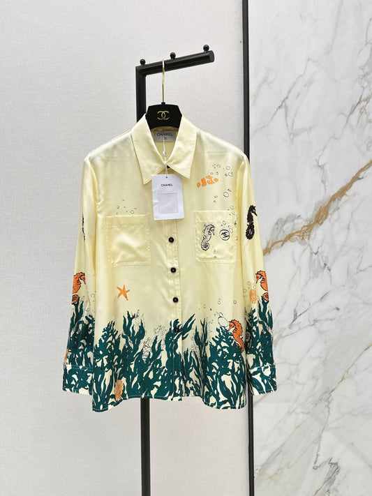 🔥Highest Quality🔥26SS NEW beach series silk shirt