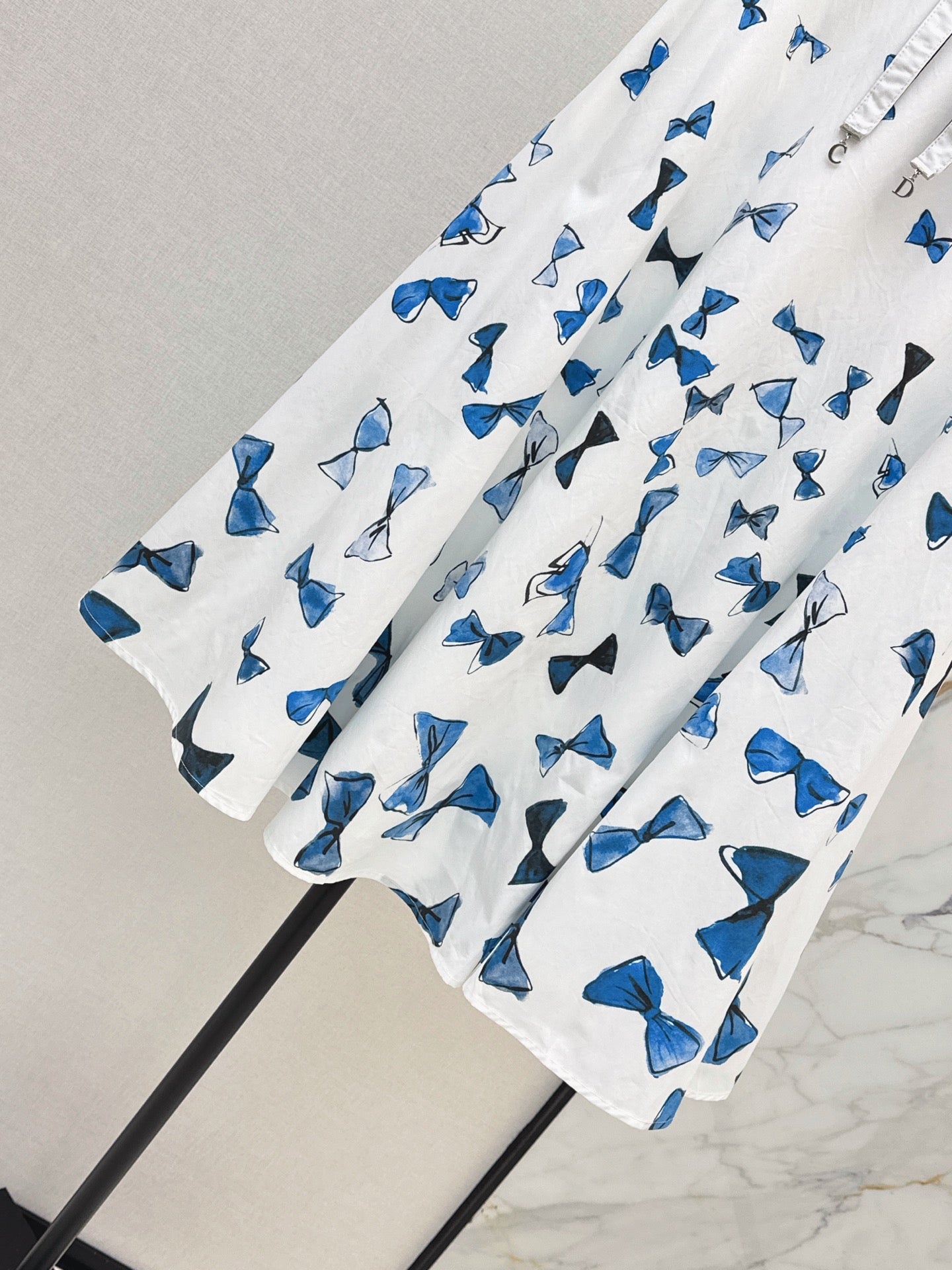 26SS NEW Vacation Series Bow Printed Half Skirt