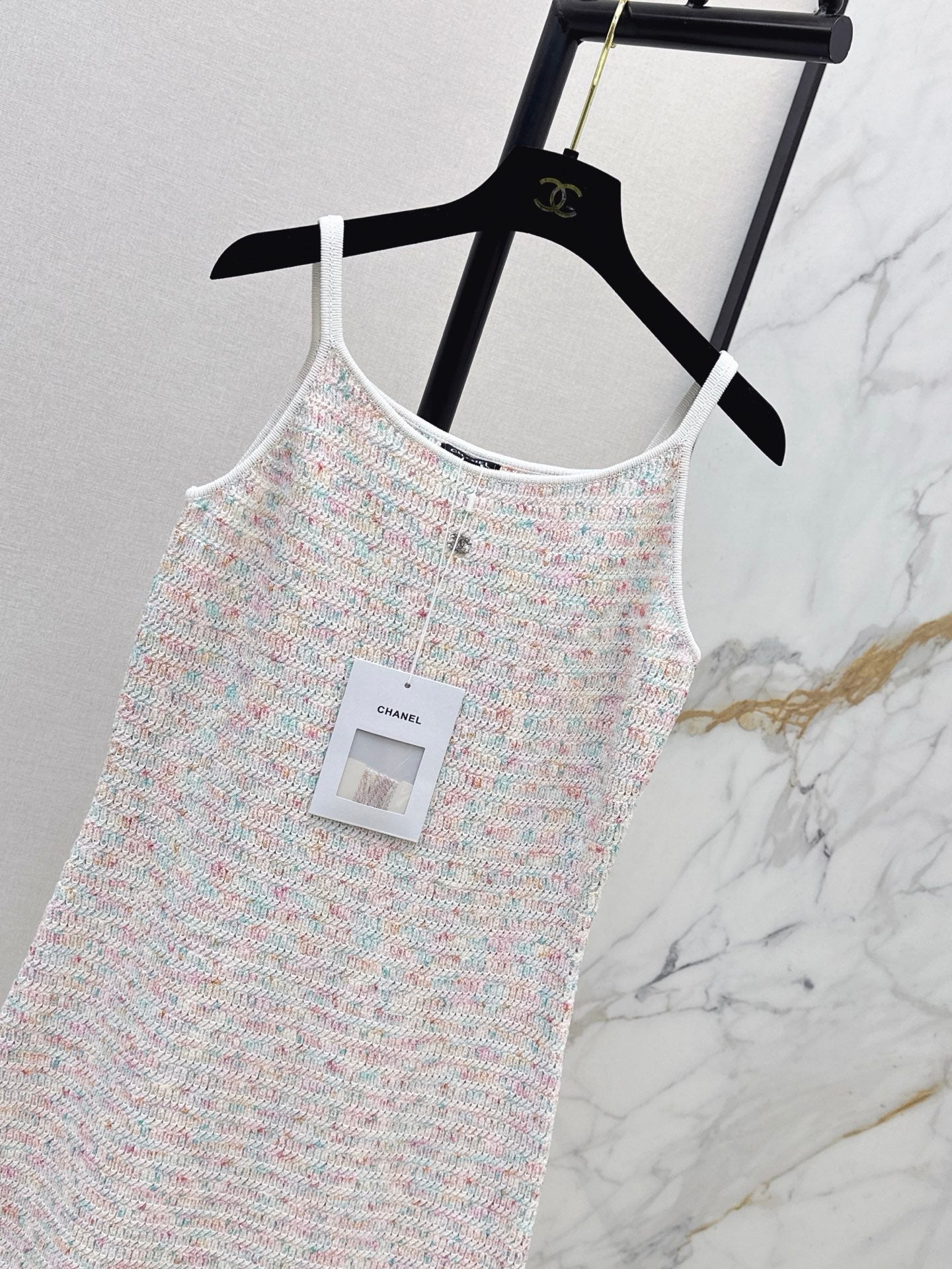 26SS NEW Knitted Strap Dress