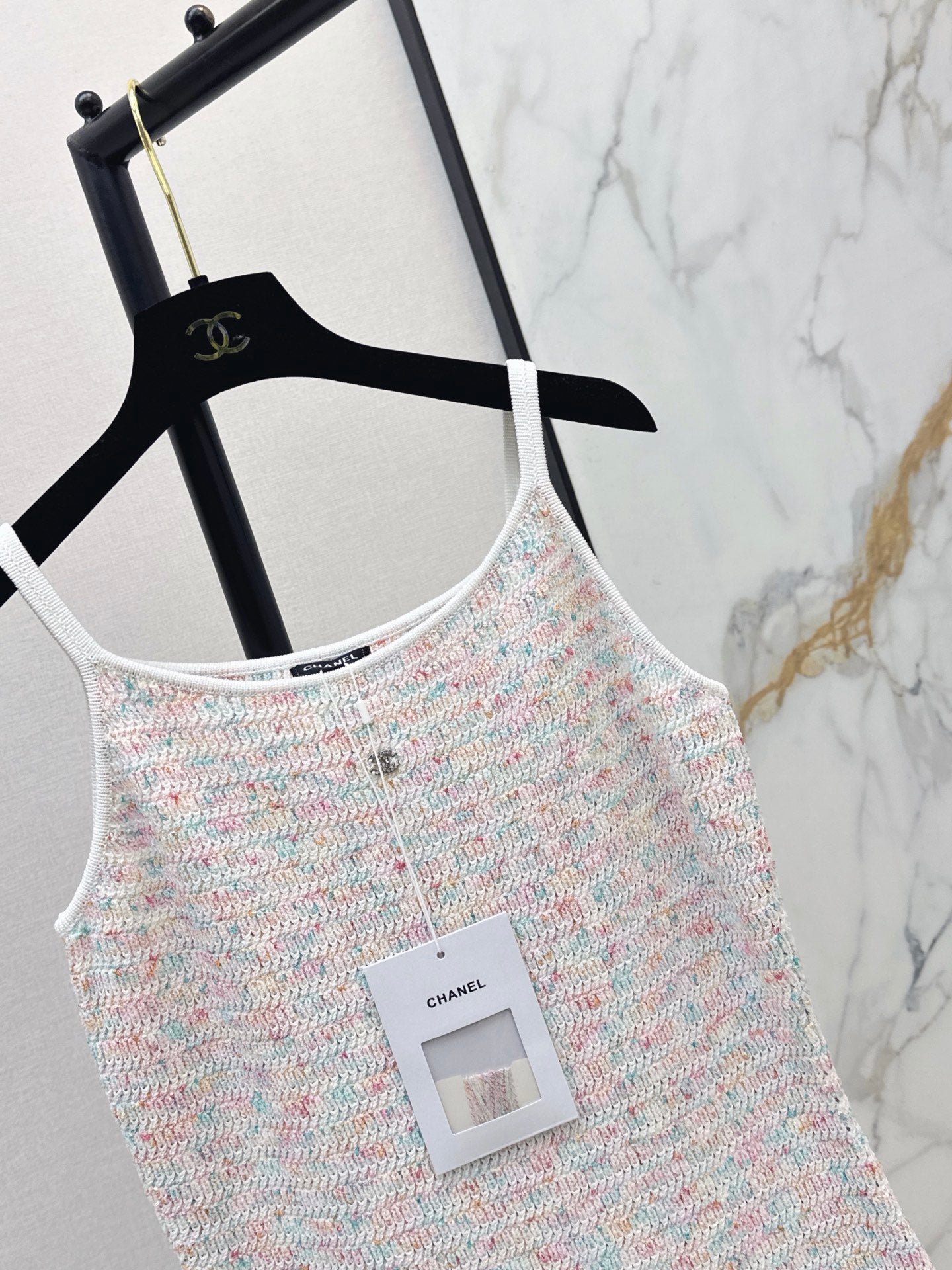 26SS NEW Knitted Strap Dress