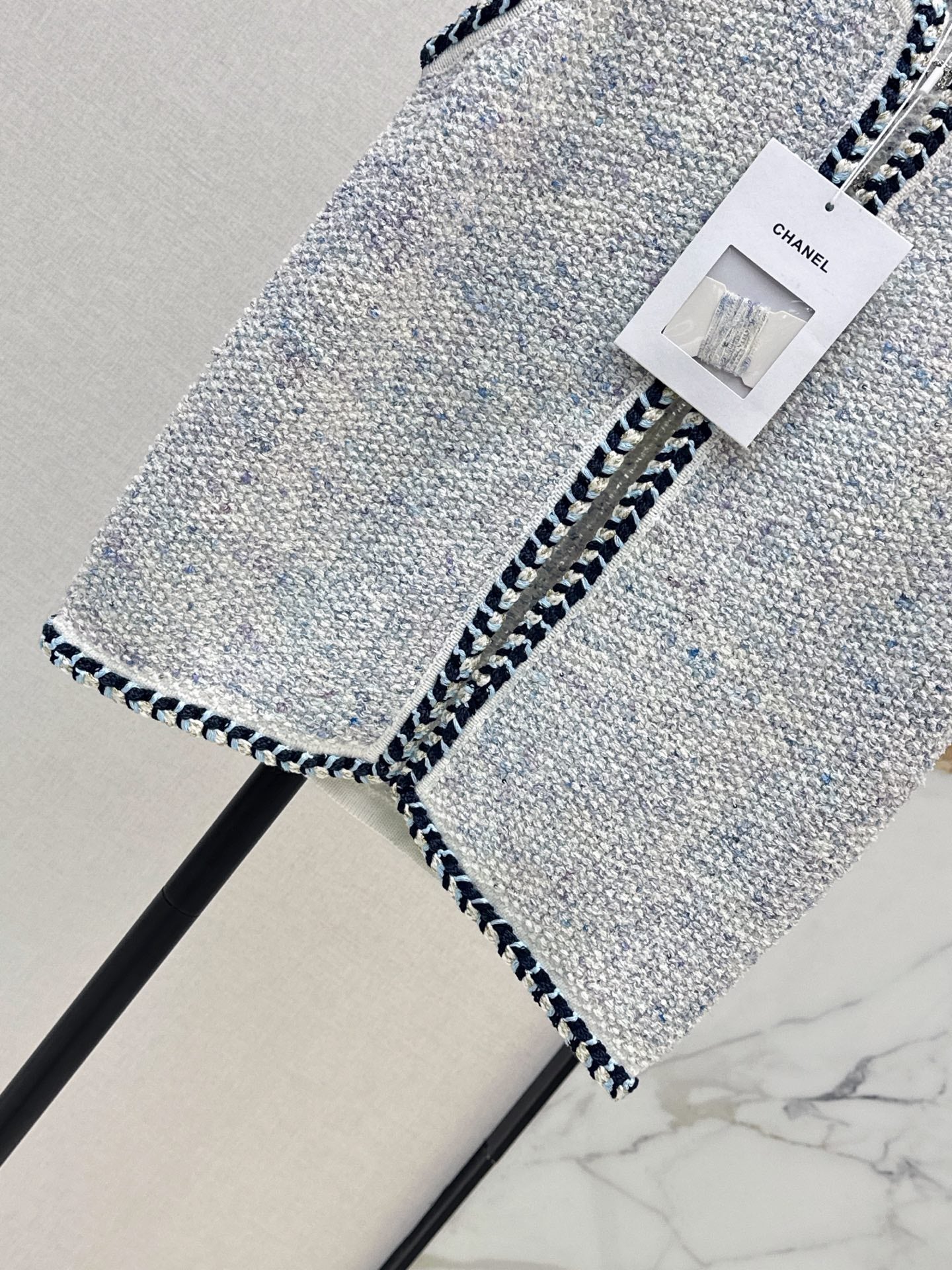 26SS NEW pony Fried Dough Twists binding knitting vest