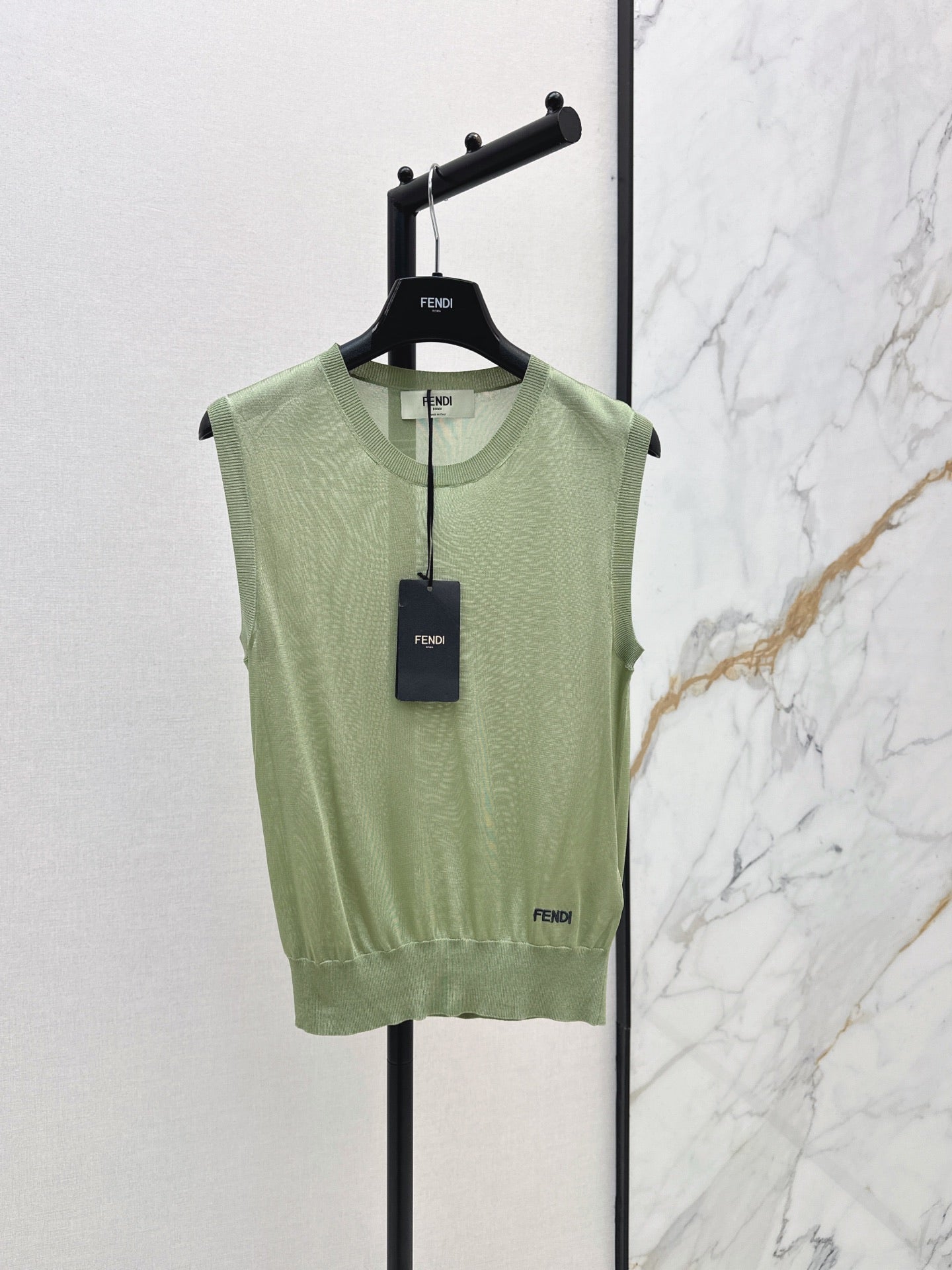 26SS NEW Olive Green Sleeveless Vest