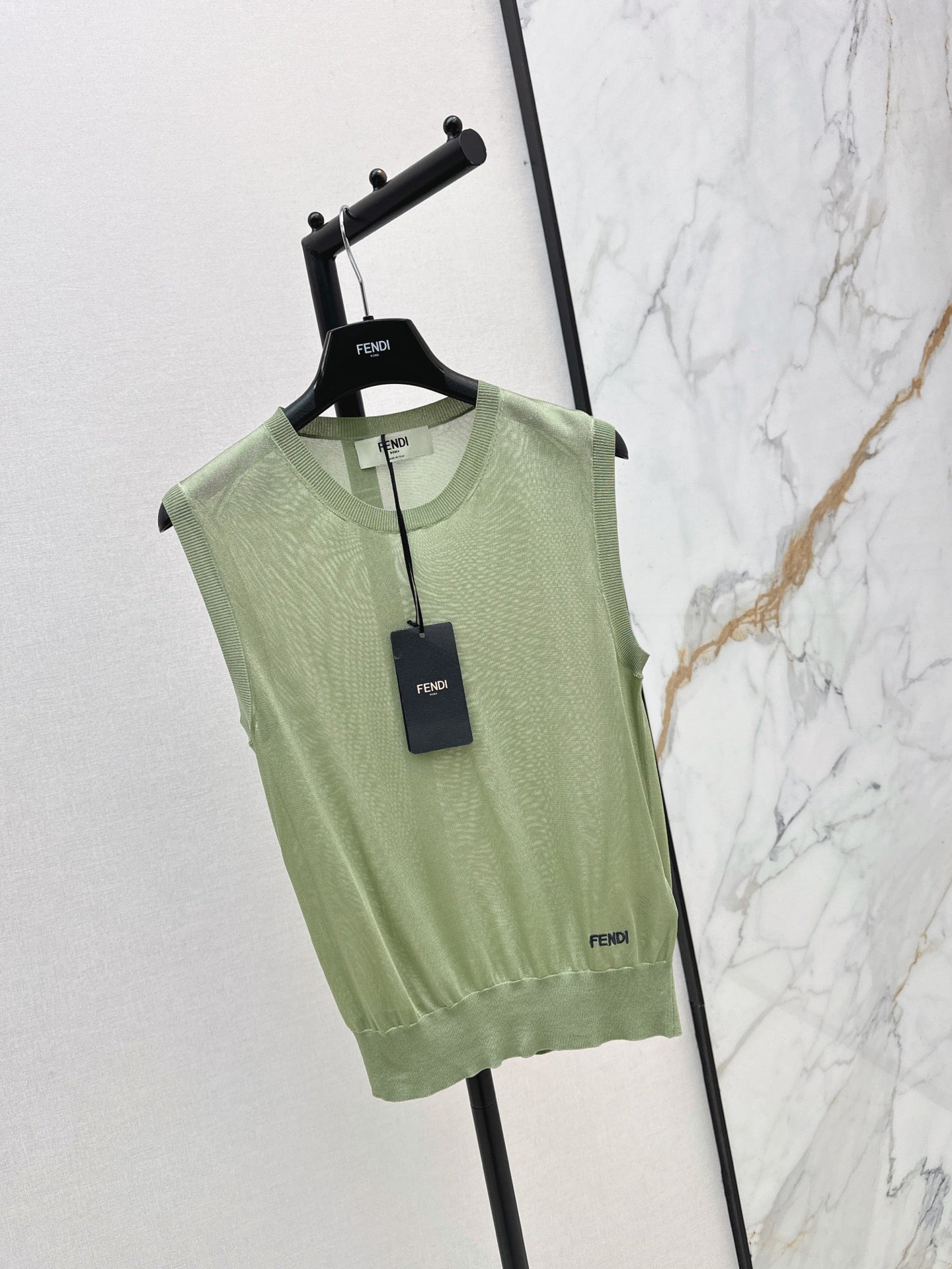 26SS NEW Olive Green Sleeveless Vest