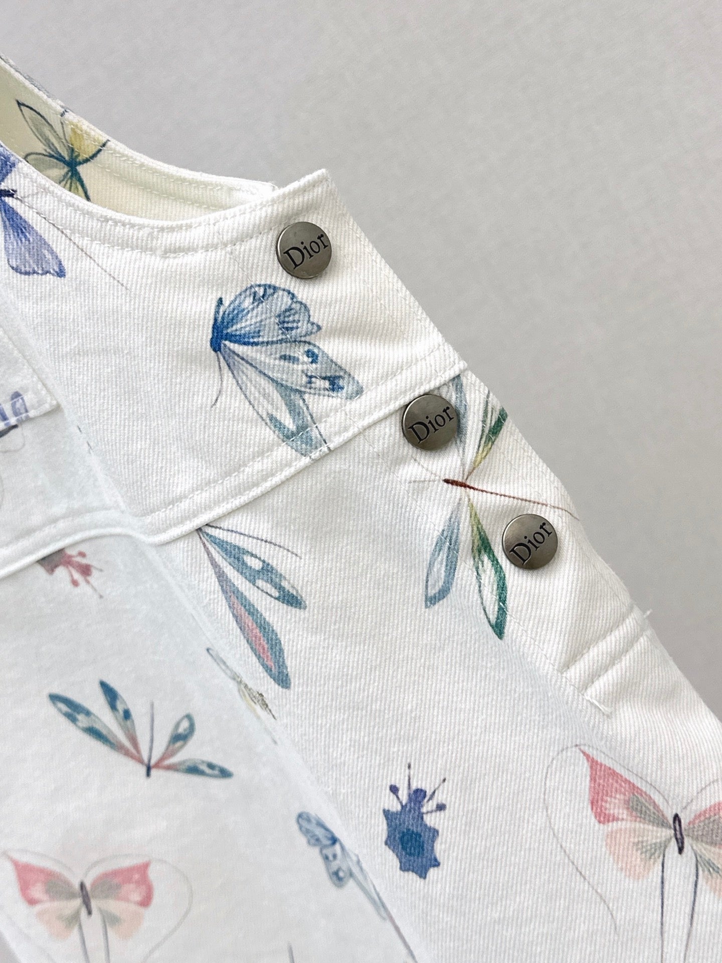 26SS NEW Nautical Series Denim Overalls Dress