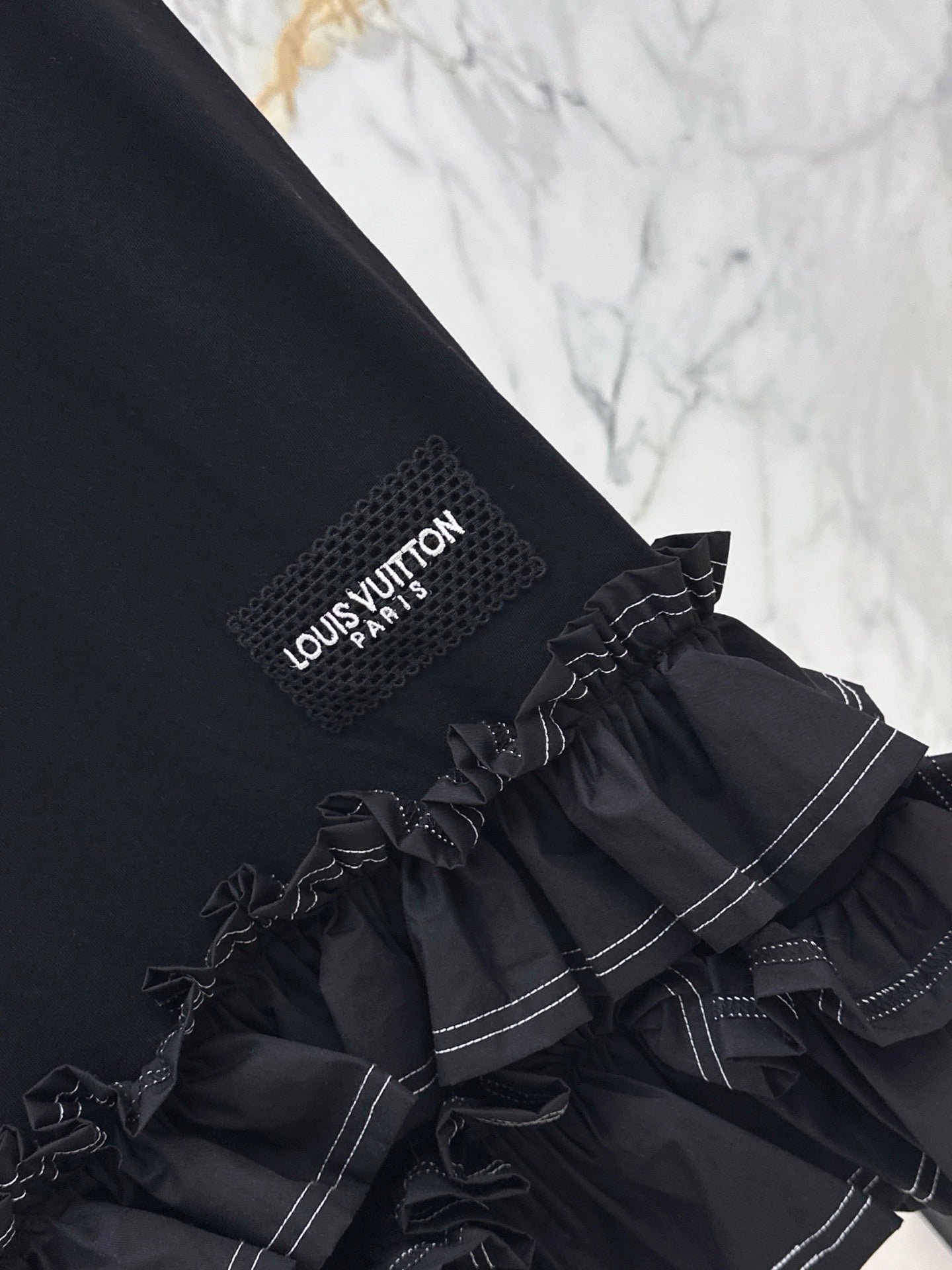 26SS NEW Sleeveless Short Dress with Ruffled Hem