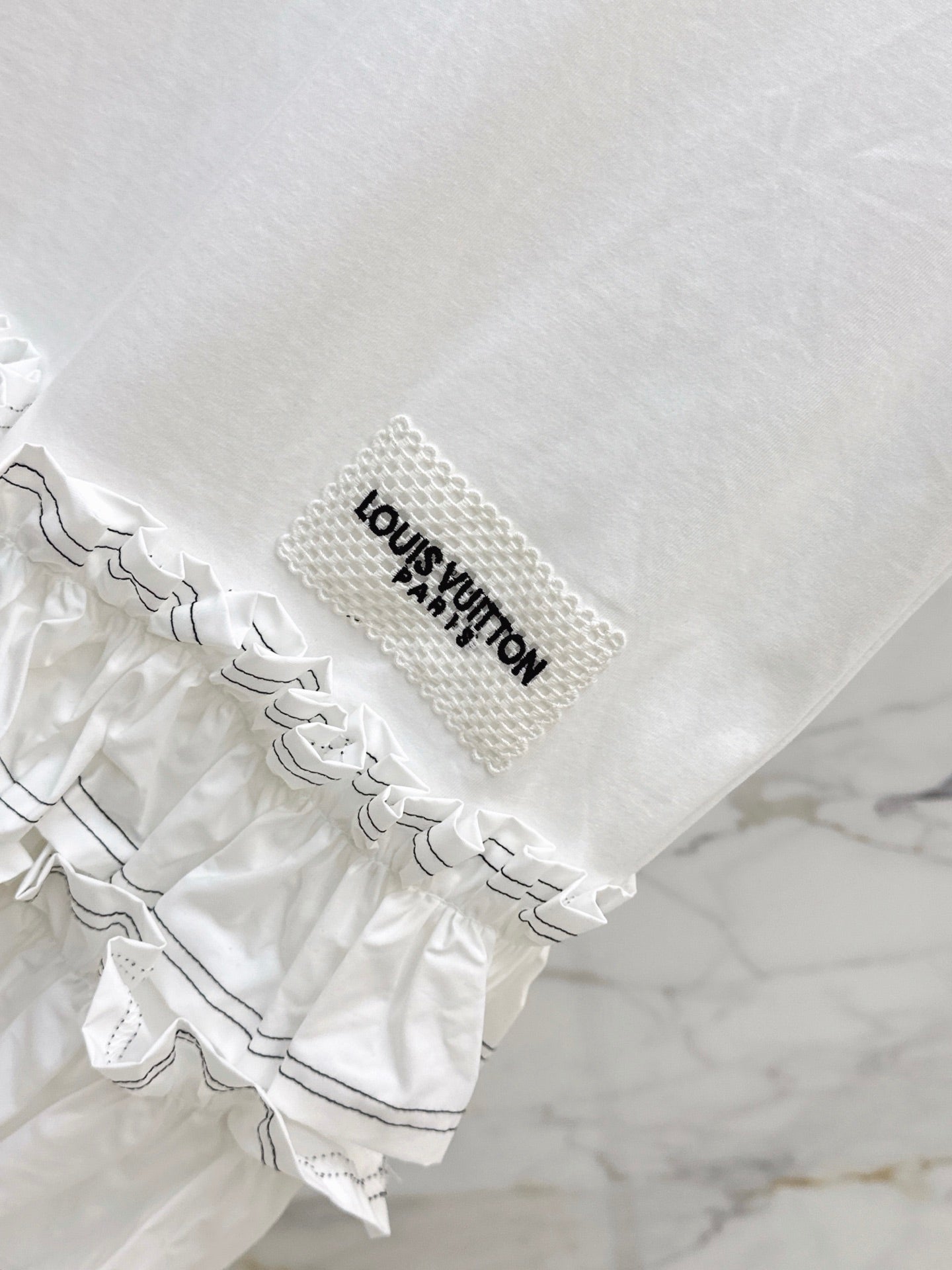 26SS NEW Sleeveless Short Dress with Ruffled Hem