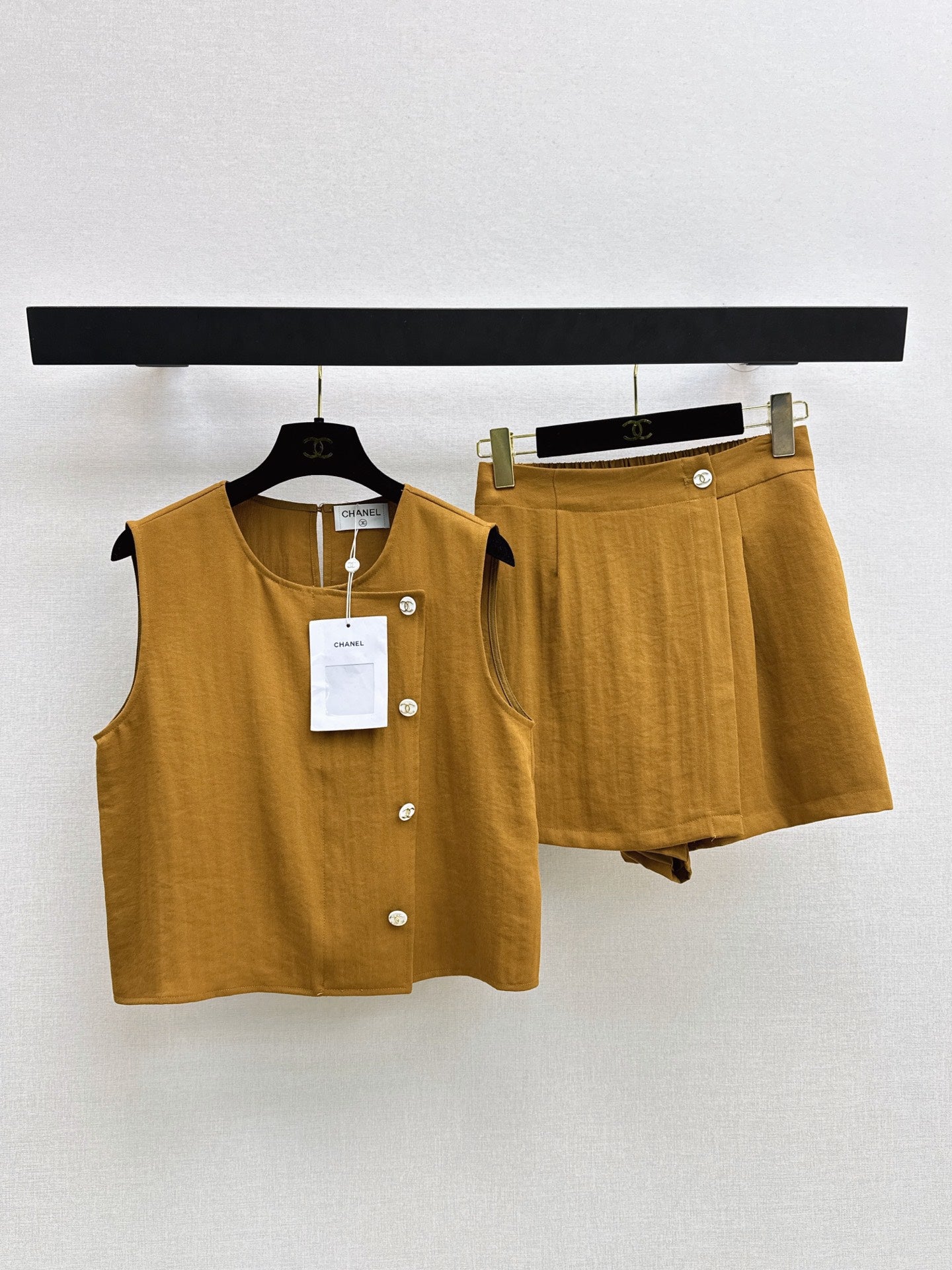 26SS NEW Sleeveless Vest Set 🤎 Made of linen fiber