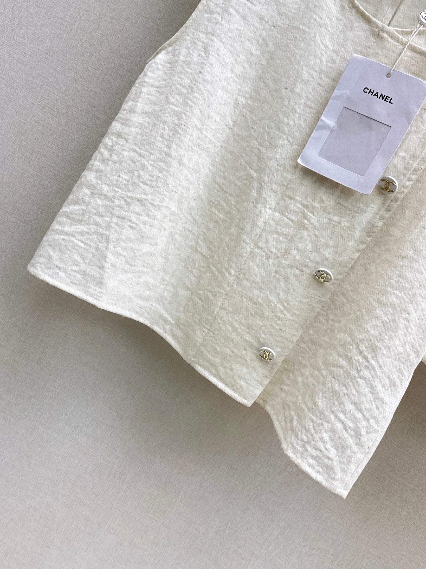 26SS NEW Sleeveless Vest Set 🤎 Made of linen fiber