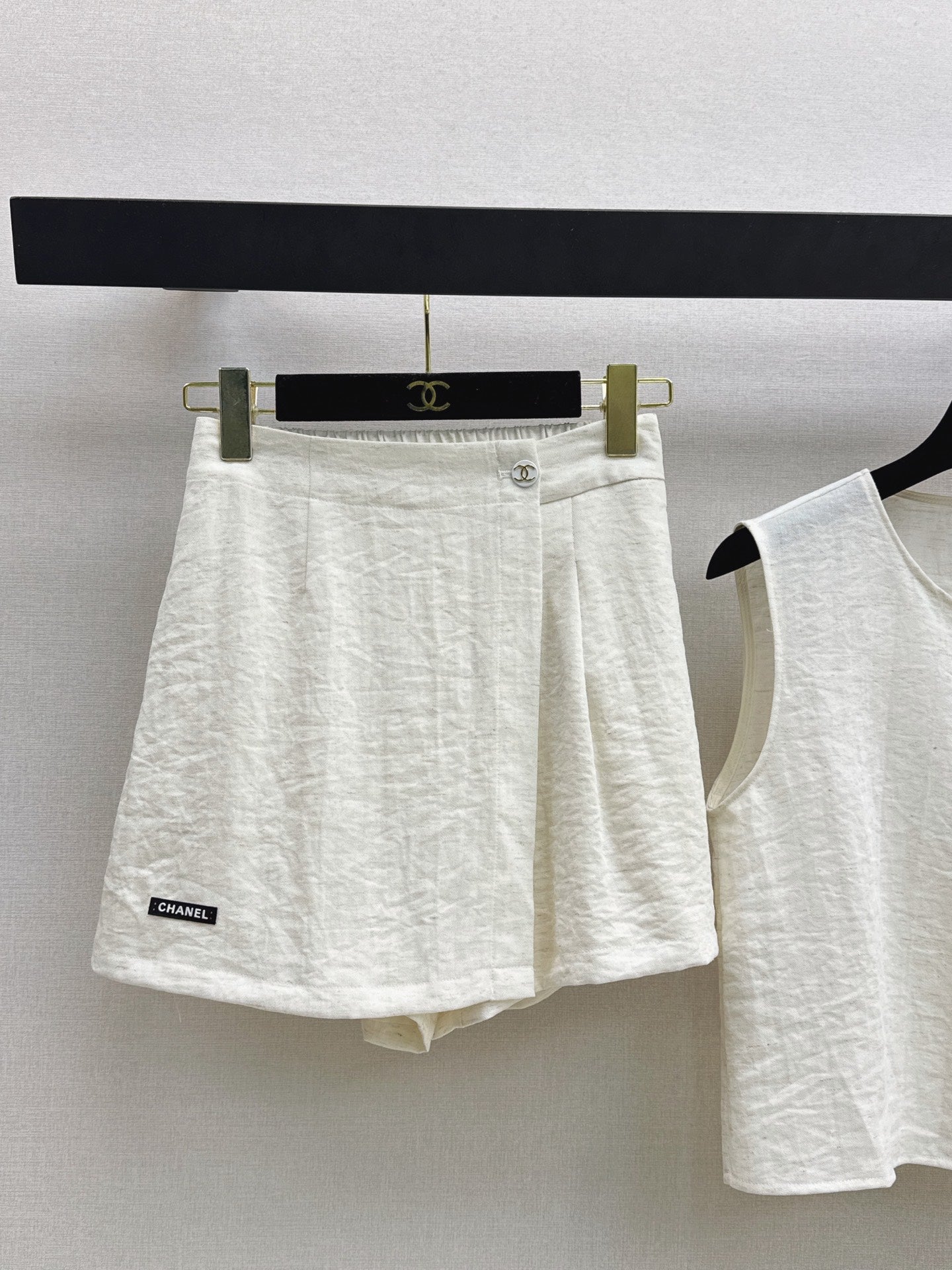 26SS NEW Sleeveless Vest Set 🤎 Made of linen fiber