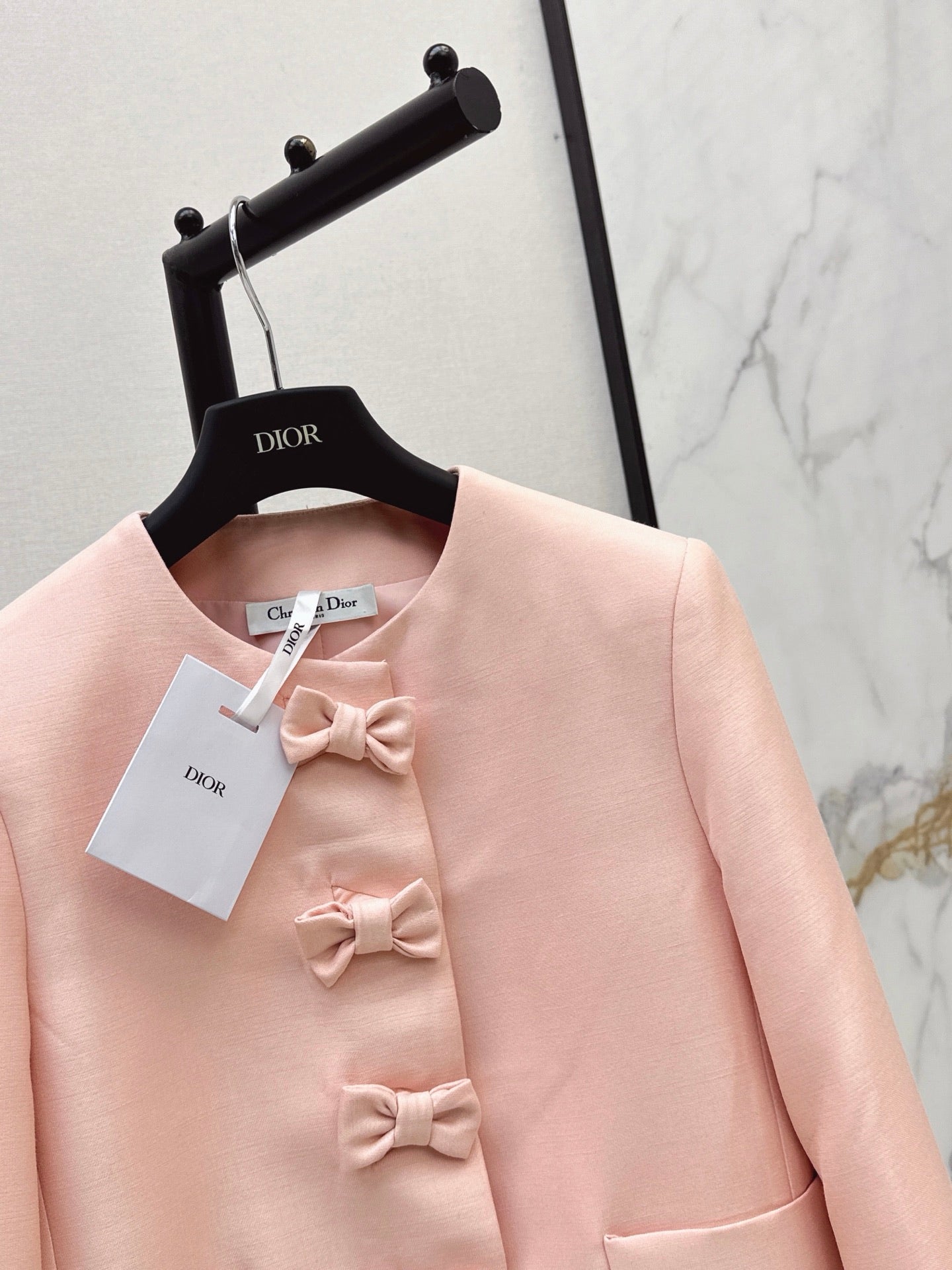 26SS NEW Bow-tie Round Neck Elegant Jacket