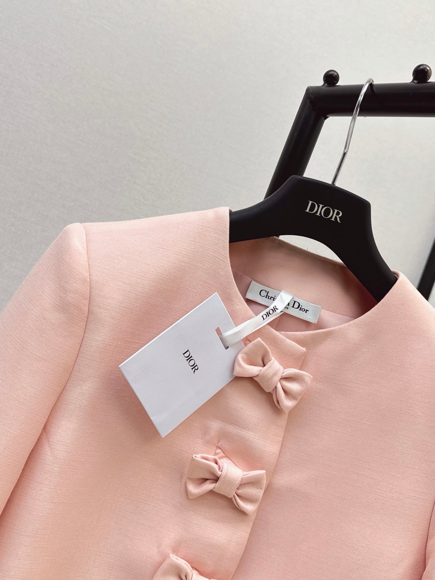 26SS NEW Bow-tie Round Neck Elegant Jacket