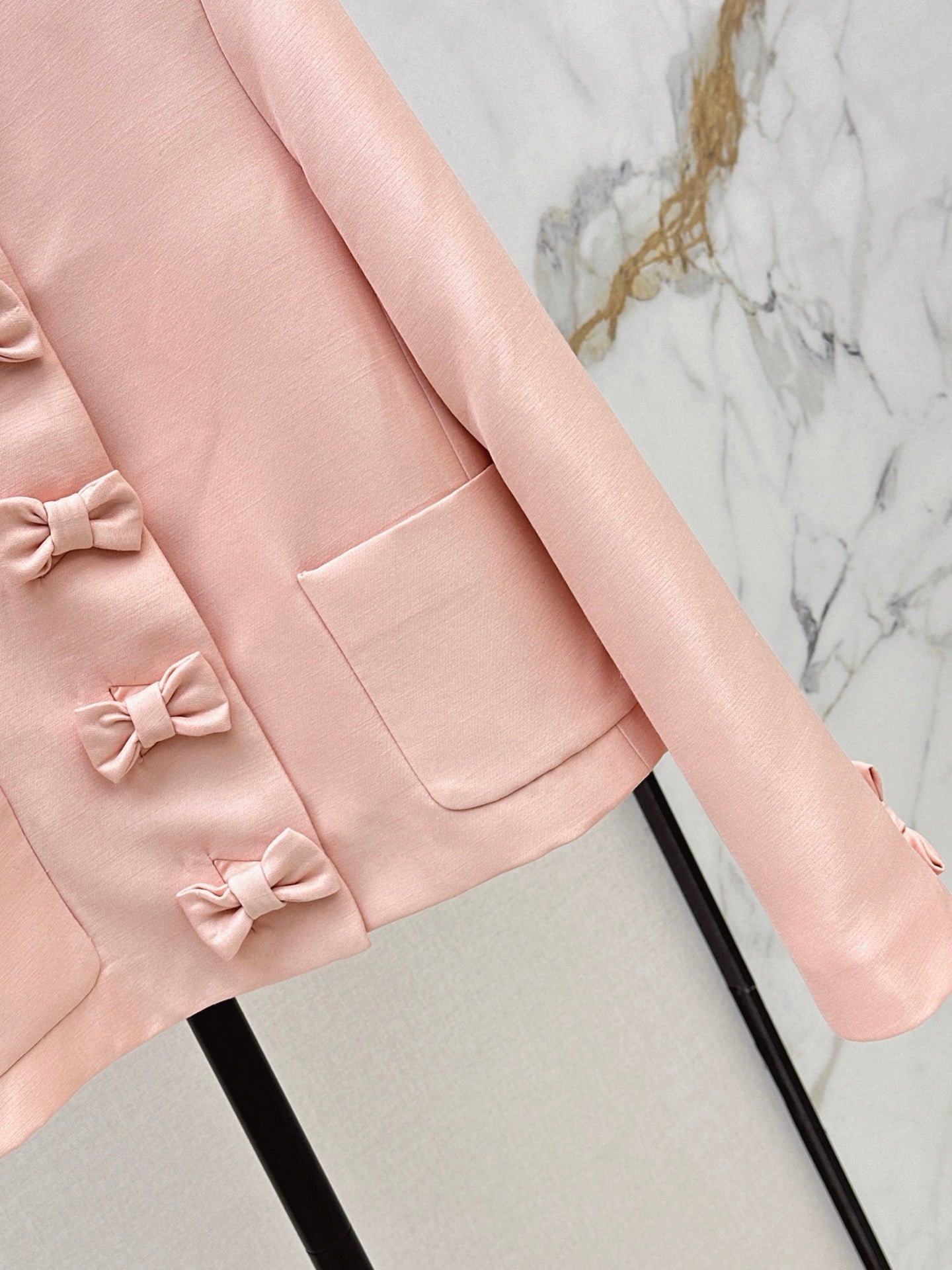 26SS NEW Bow-tie Round Neck Elegant Jacket