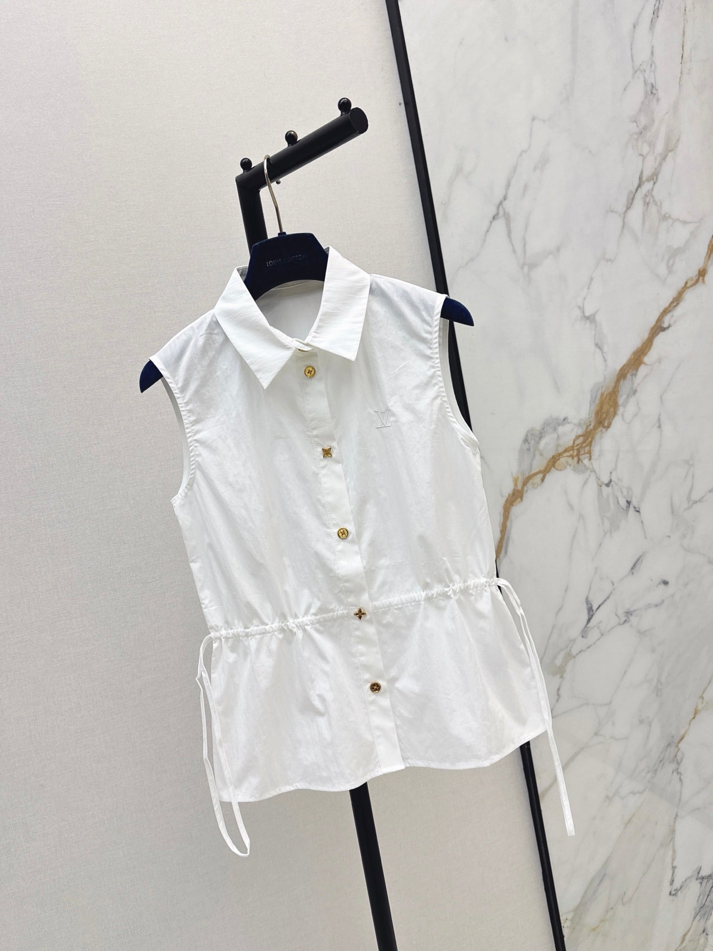 26SS NEW Sleeveless Collared Shirt🩵