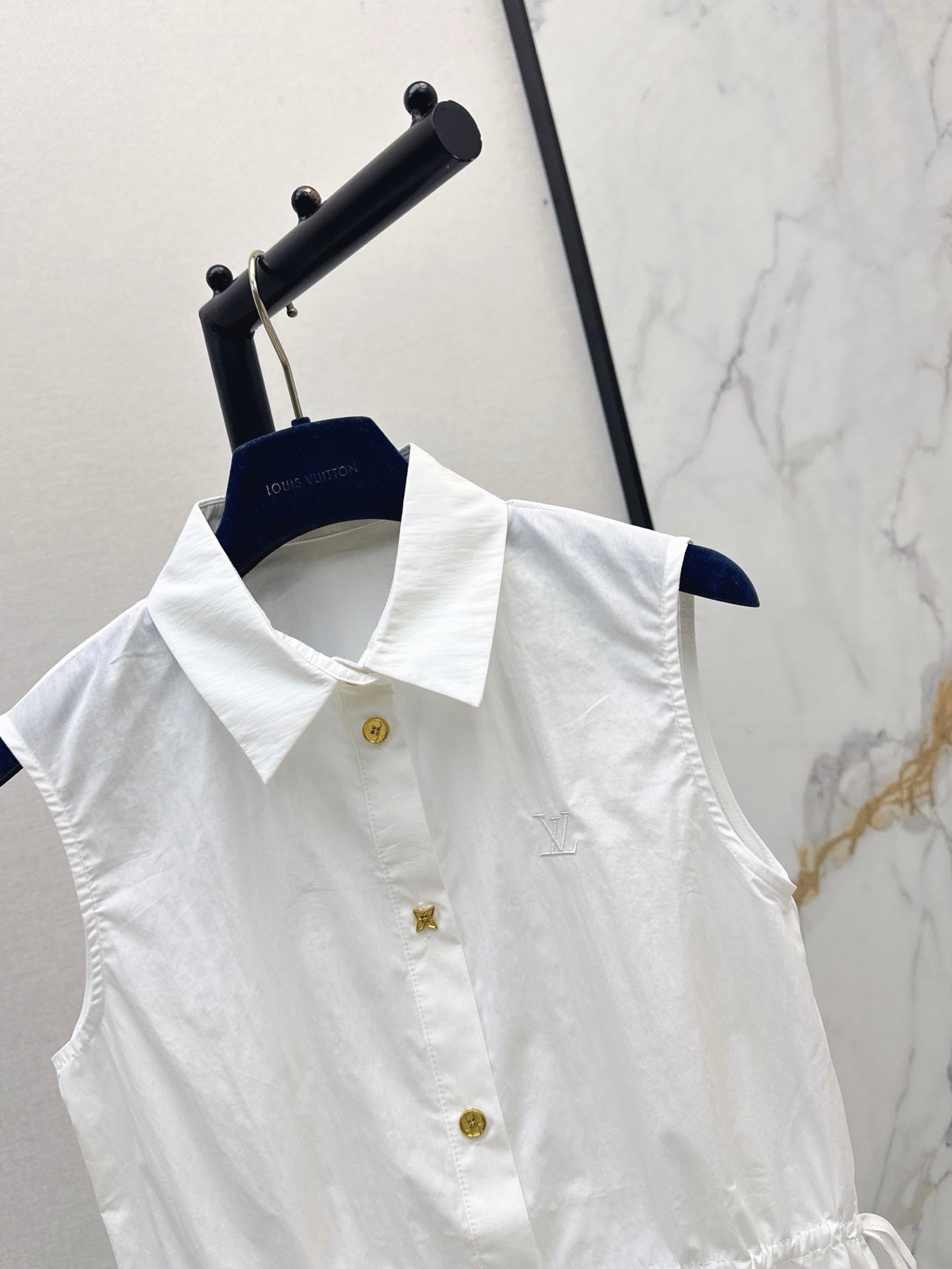 26SS NEW Sleeveless Collared Shirt🩵