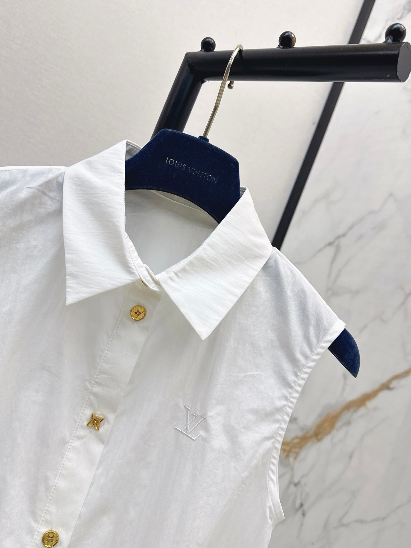 26SS NEW Sleeveless Collared Shirt🩵