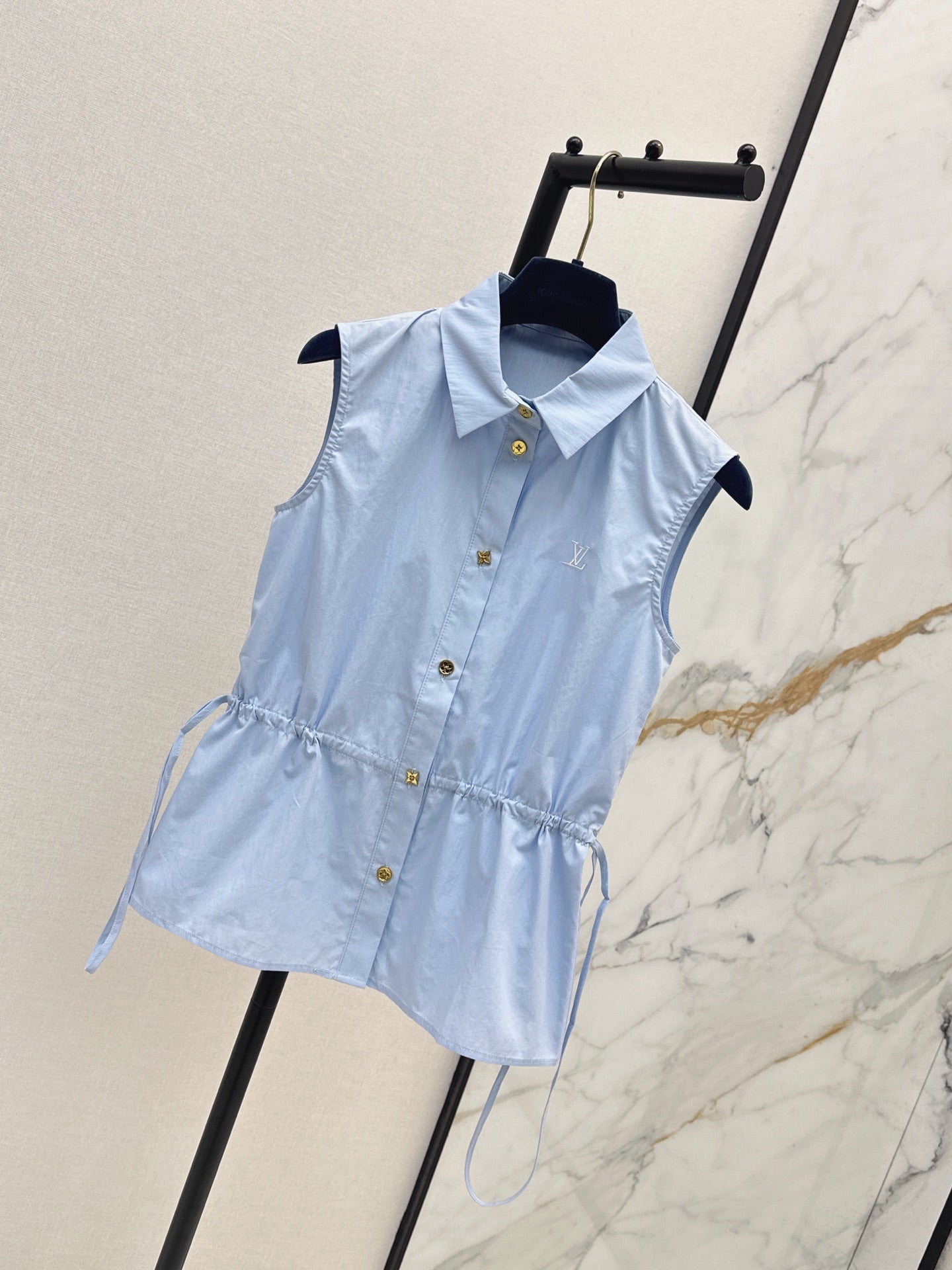 26SS NEW Sleeveless Collared Shirt🩵