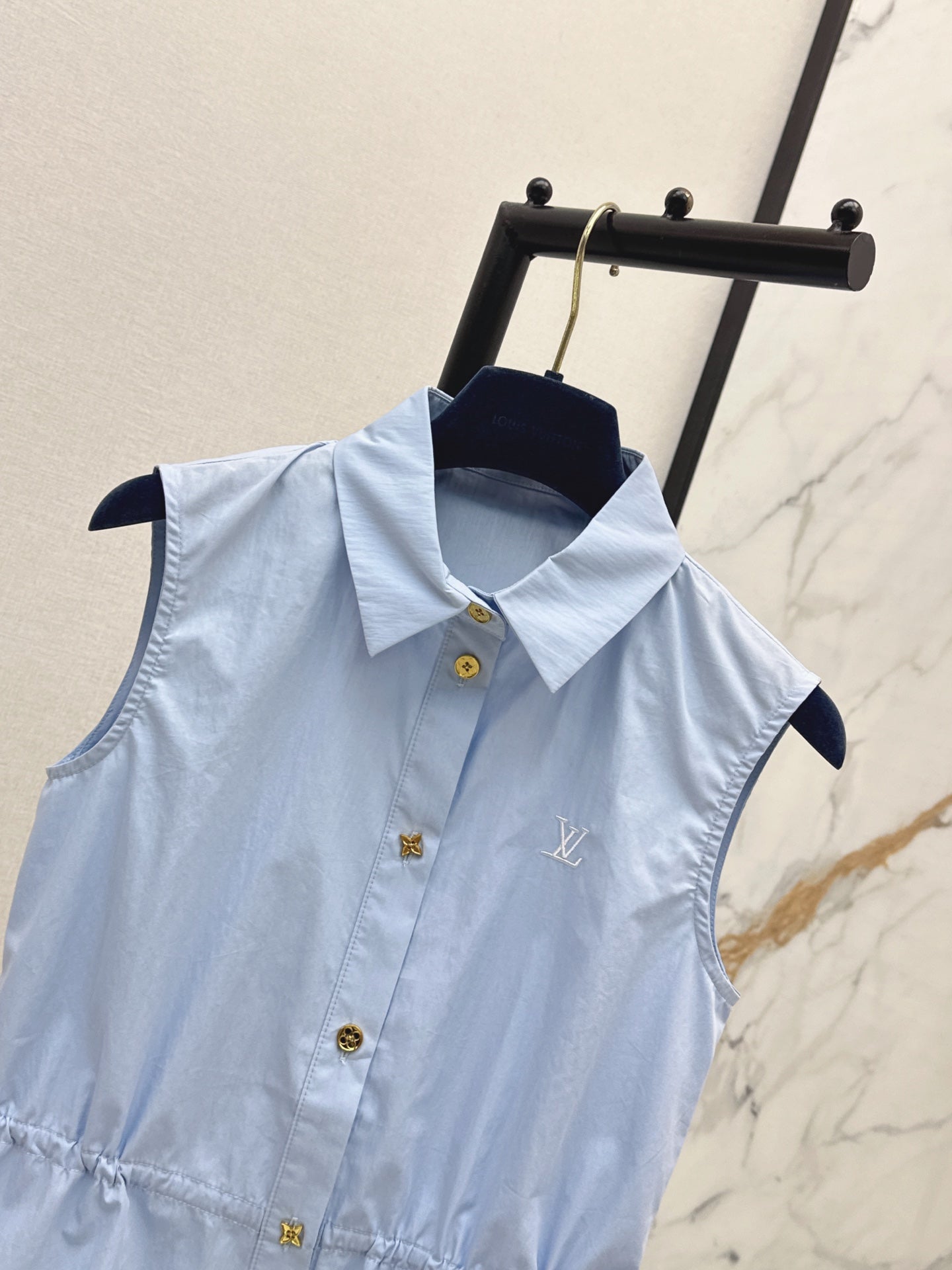 26SS NEW Sleeveless Collared Shirt🩵