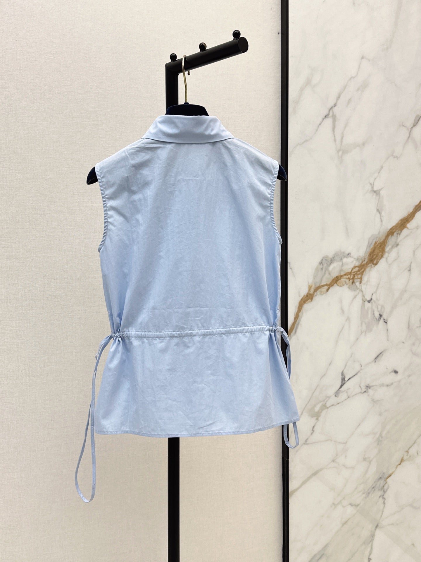 26SS NEW Sleeveless Collared Shirt🩵