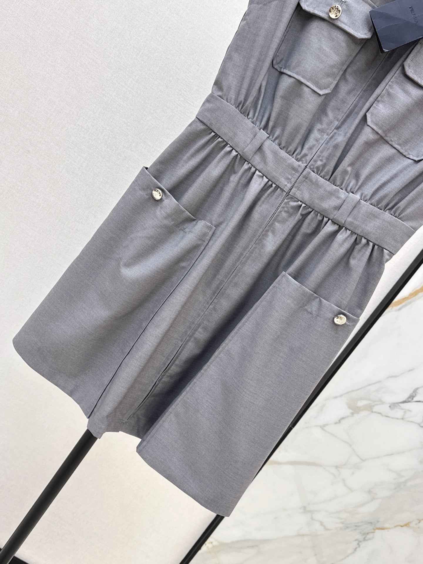 26SS NEW Elastic Waist Collared Dress 🖤