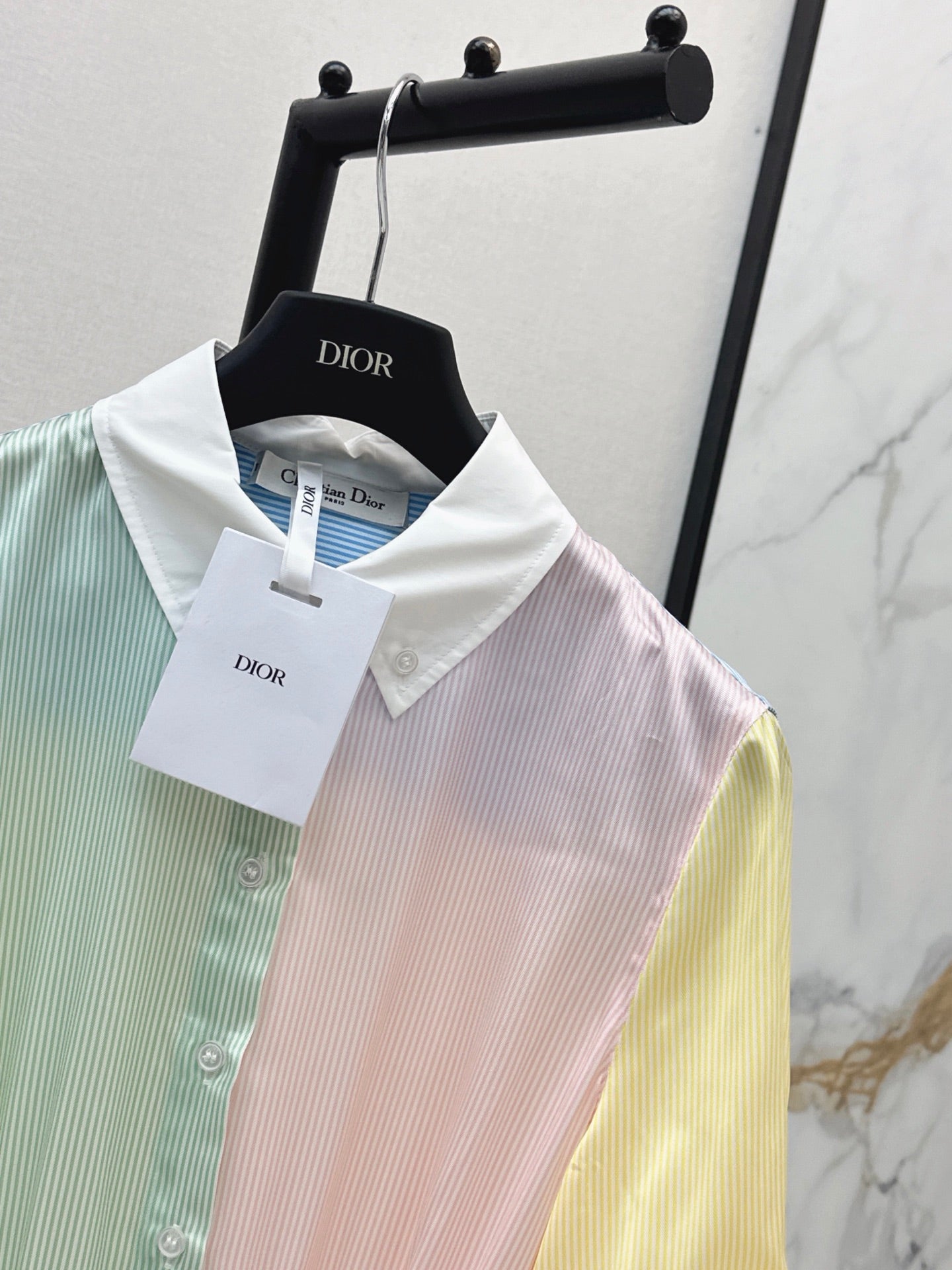 26SS NEW Dopamine-colored patchwork long dress💛