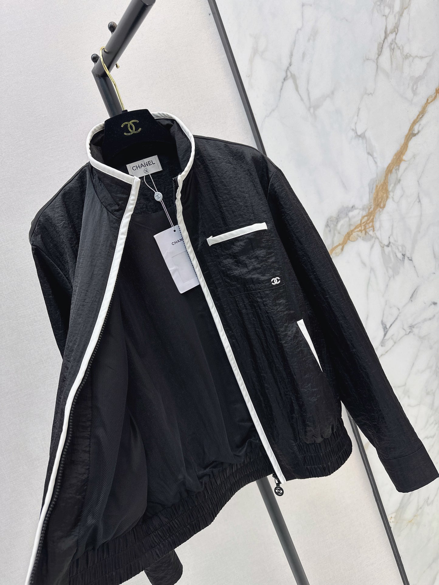 26SS NEW Coco Girl Beach Series Sporty Hooded Jacket 🖤