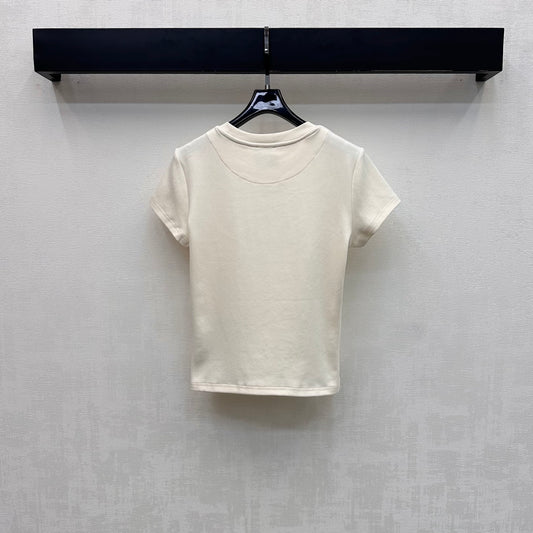 26SS NEW Embroidered Short-Sleeve T-Shirt