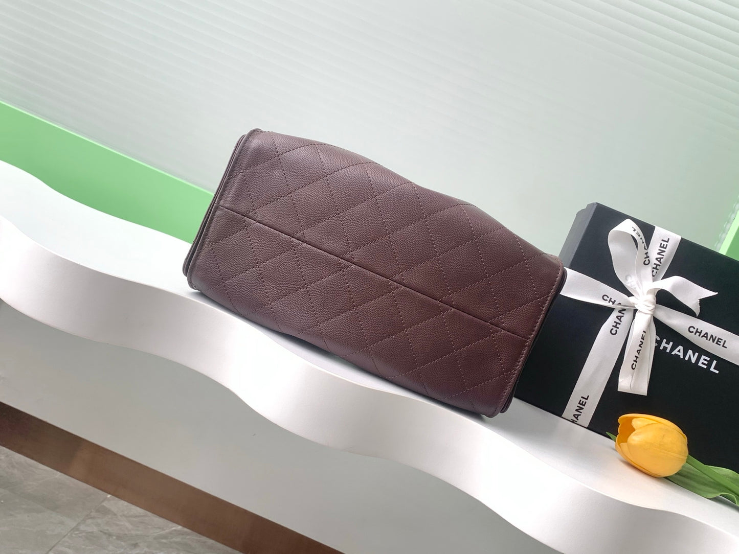 26SS NEW Gum-Patterned Leather Hip Hop Bag