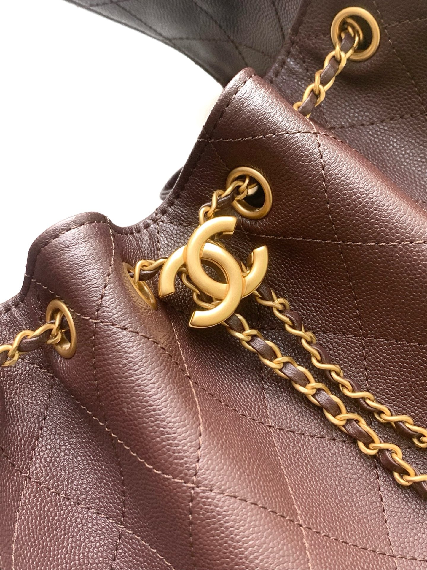 26SS NEW Gum-Patterned Leather Hip Hop Bag